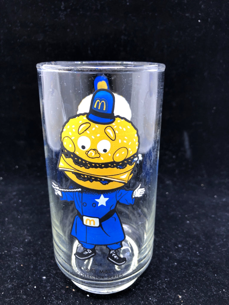 VTG BIG MAC DRINKING GLASS.