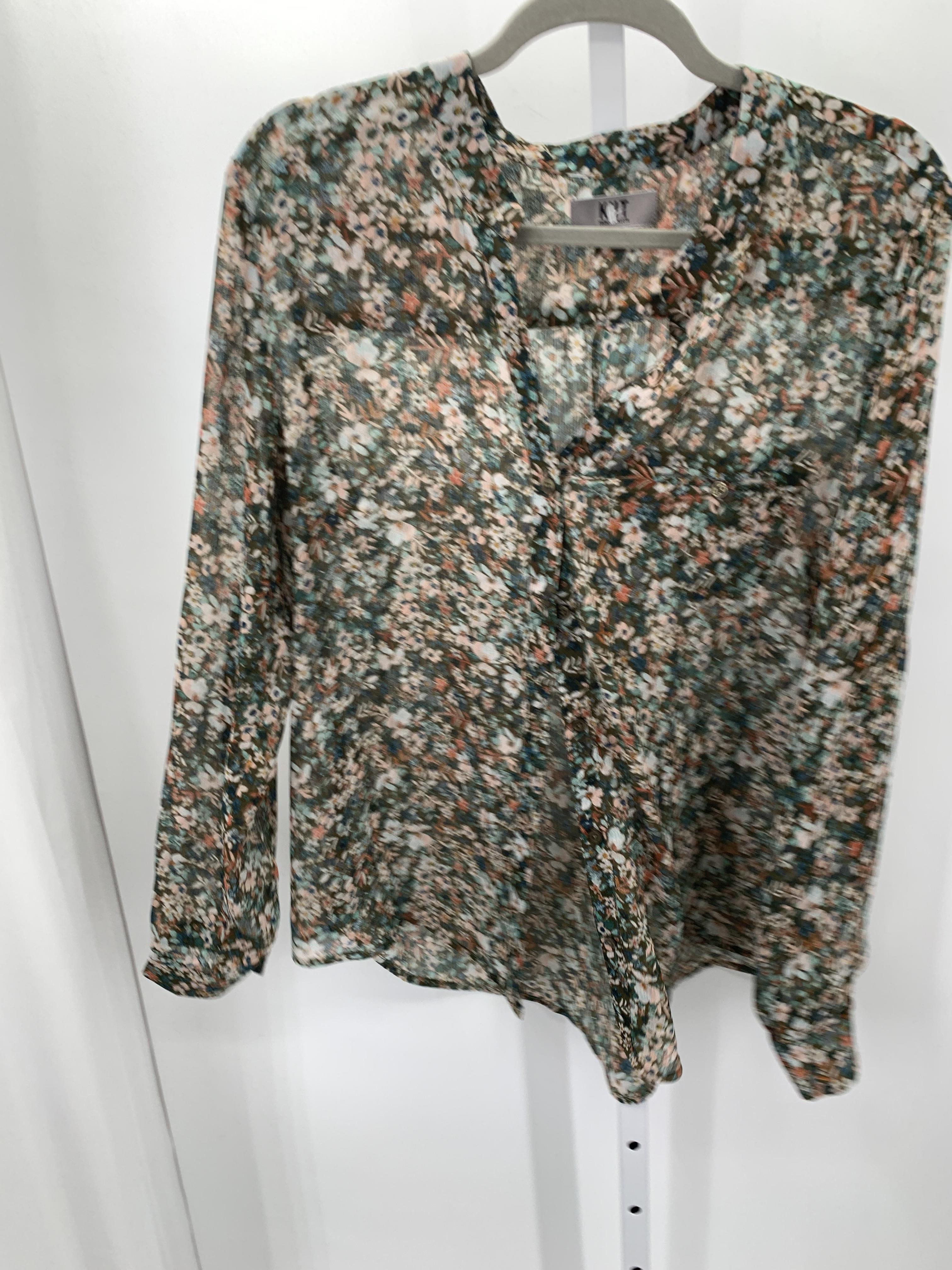 Kut from the Kloth Size Extra Large Misses Long Sleeve Shirt