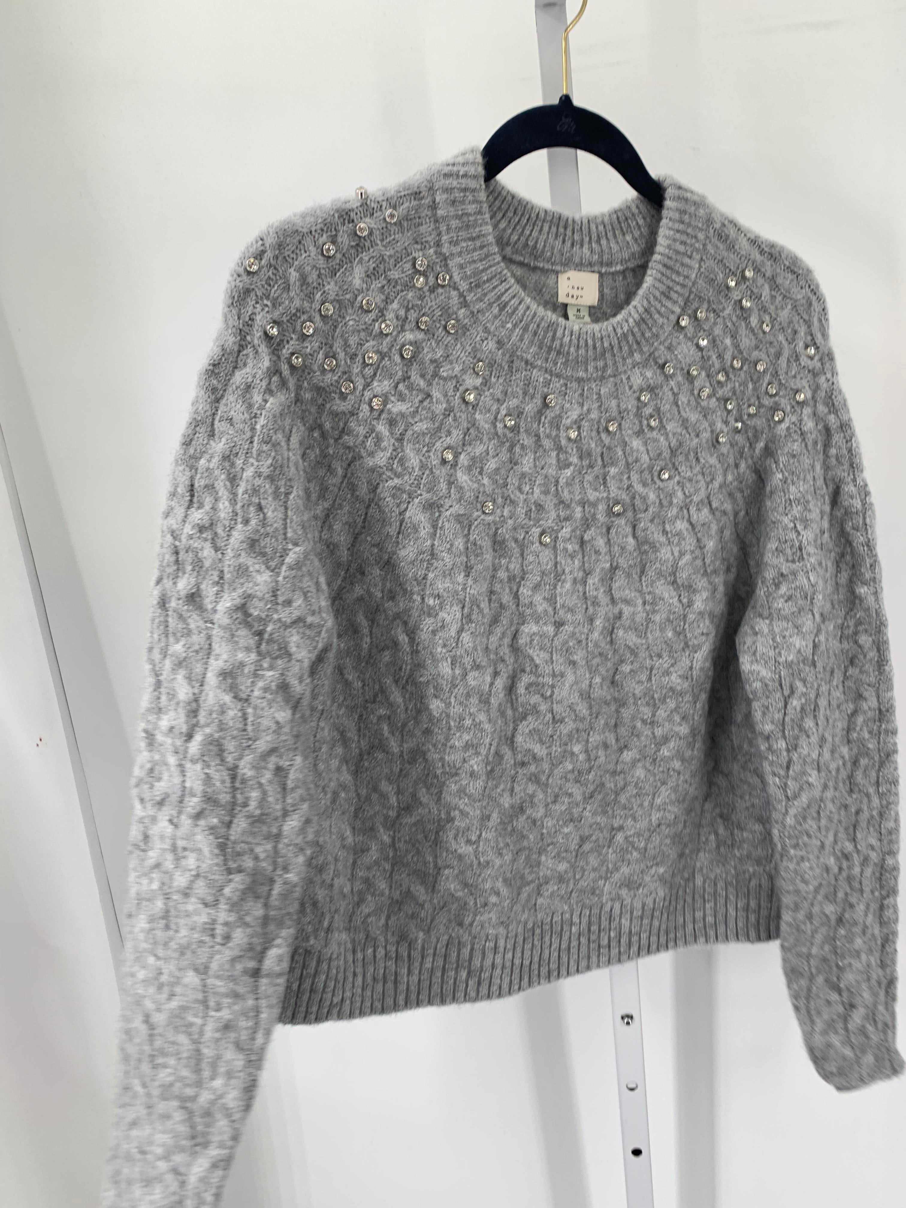 A New Day Size Medium Misses Long Slv Sweater