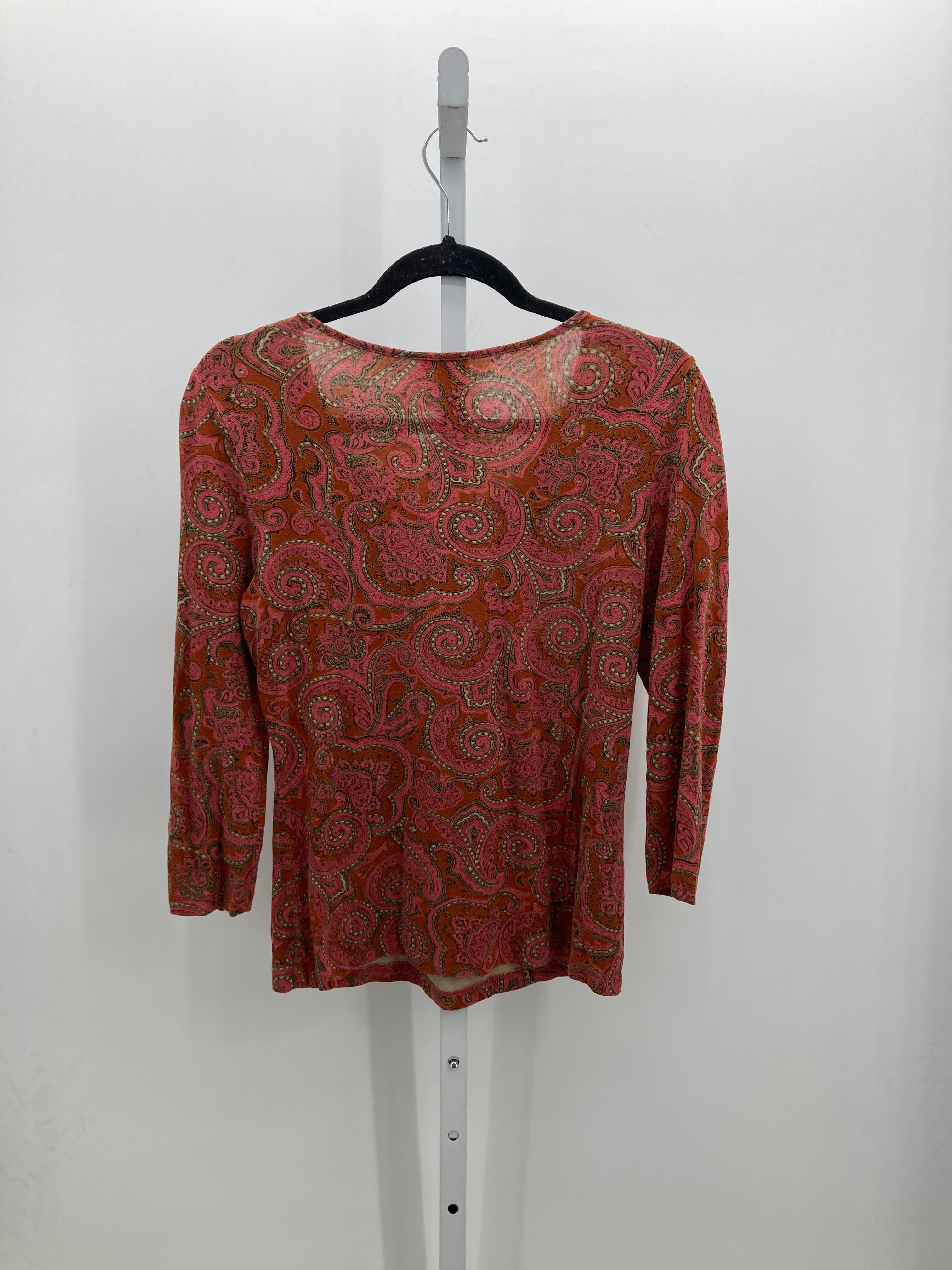 Talbots Size Small Misses 3/4 Sleeve Shirt