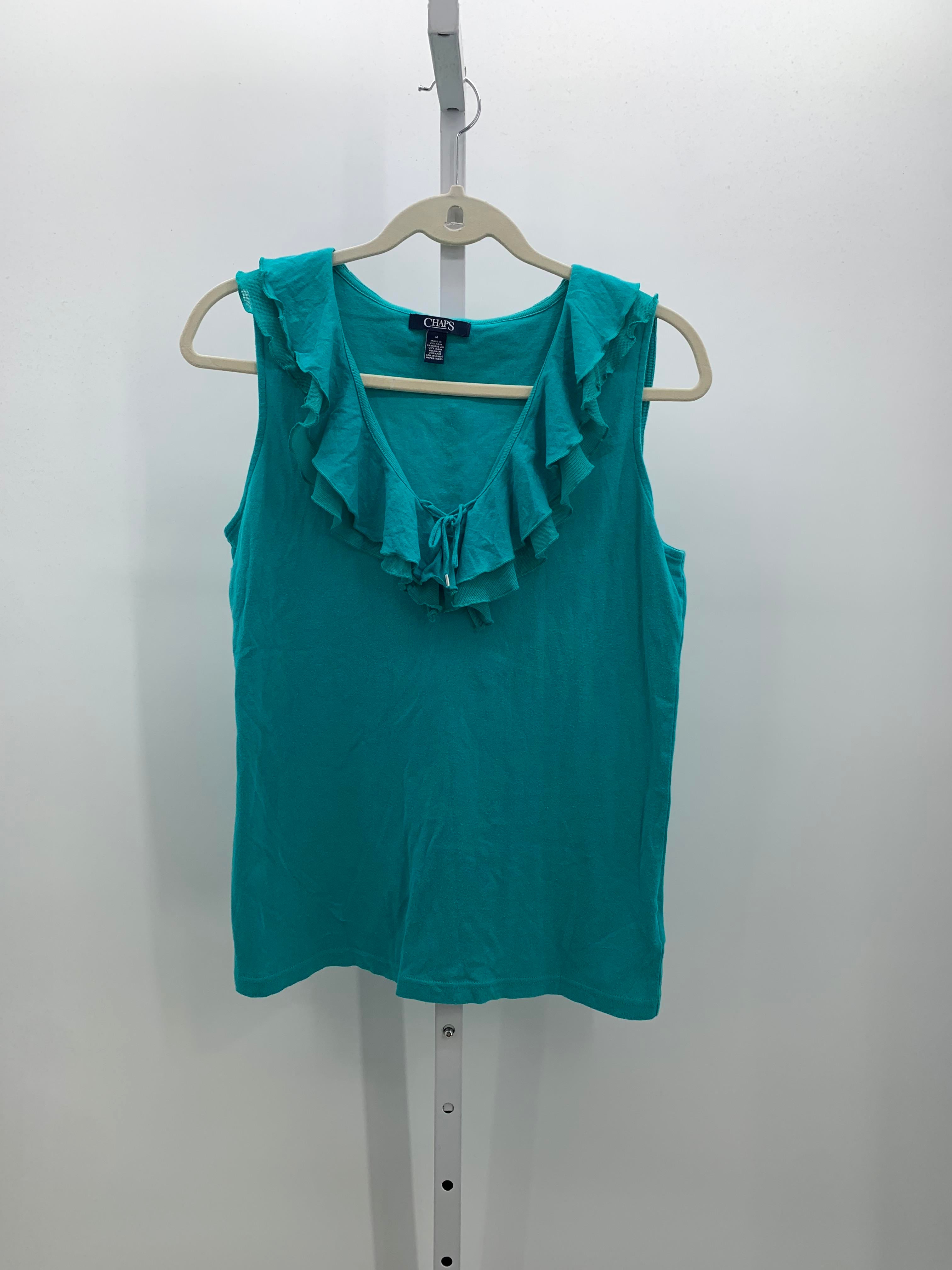 Chaps Size Medium Misses Sleeveless Shirt