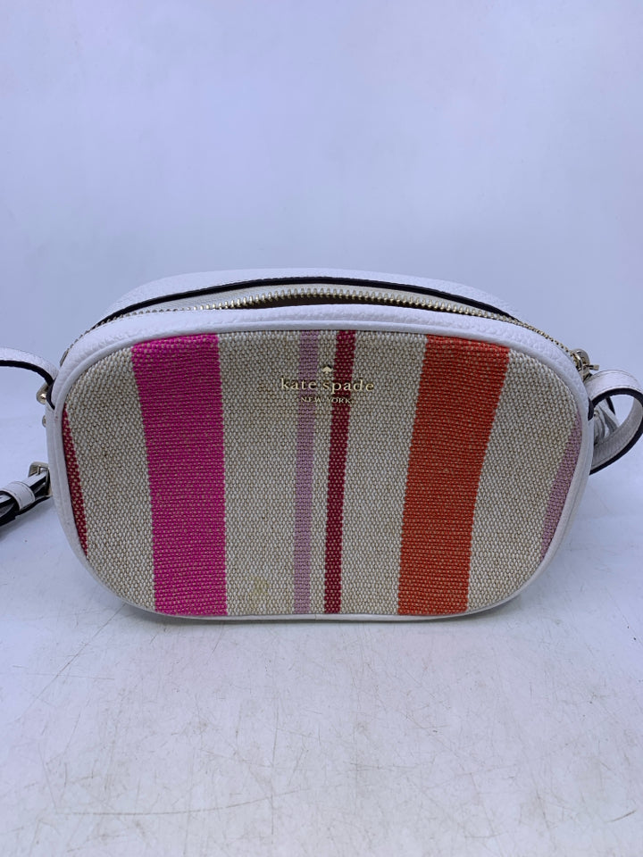 Kate Spade Kourtney Striped Camera Bag *Minor Front Mark/Along Zipper Track