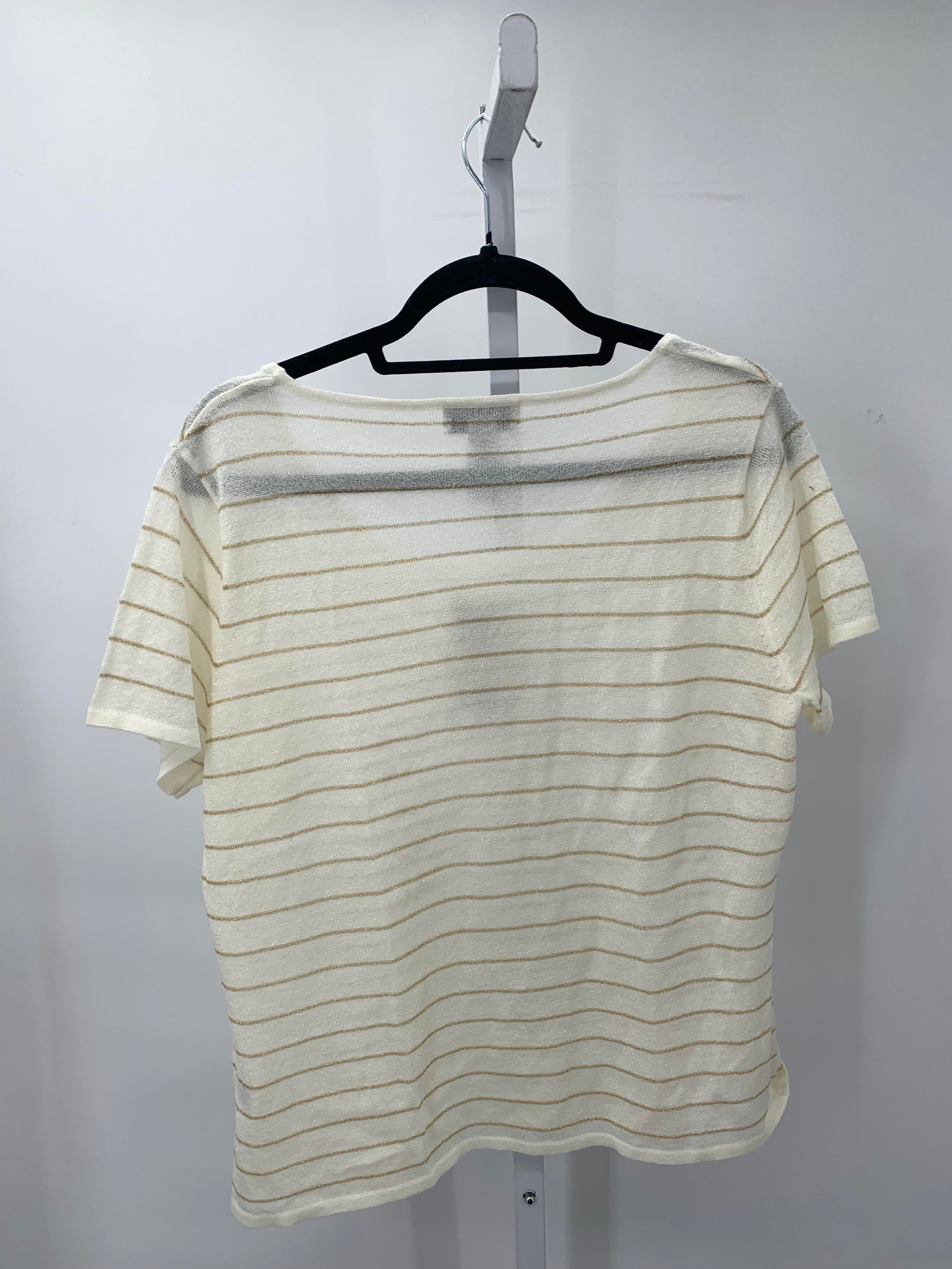 Covington Size Large Misses Short Slv Sweater