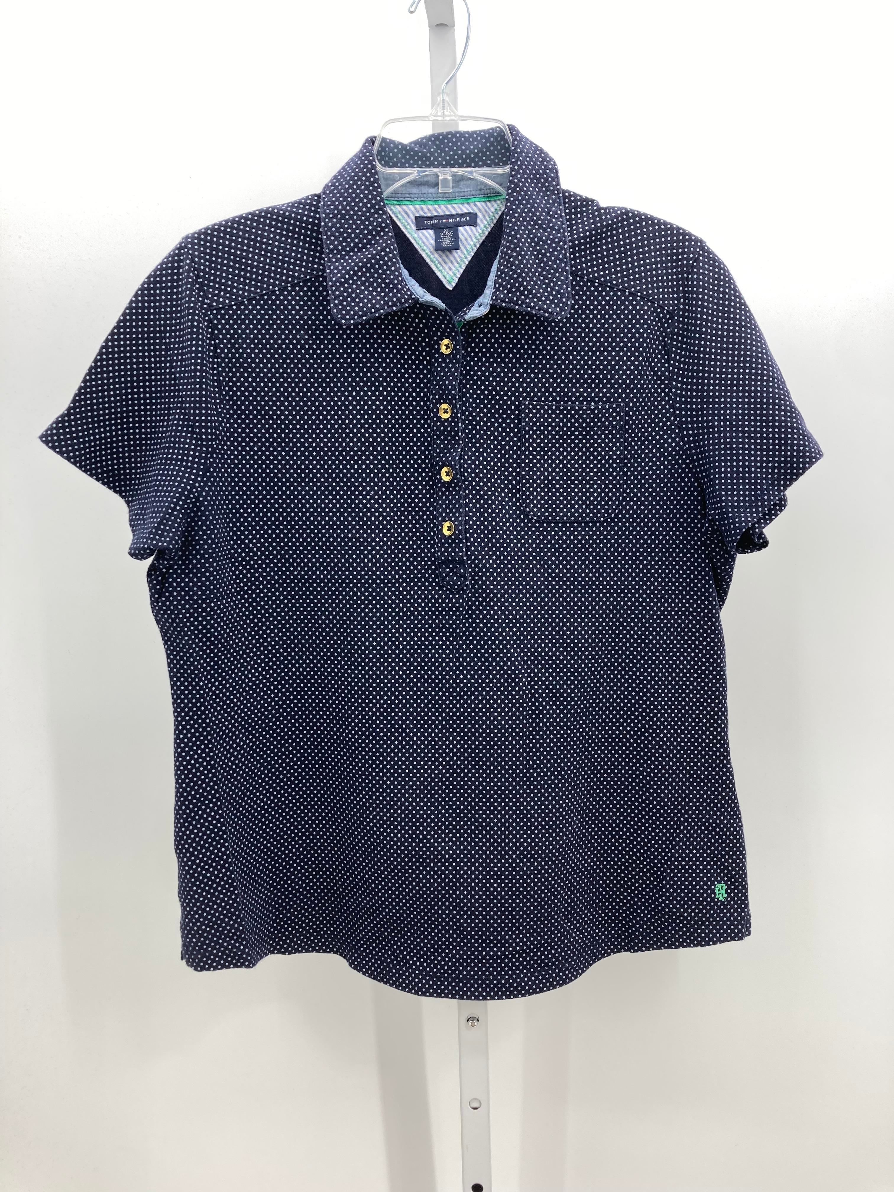Tommy Hilfiger Size Extra Large Misses Short Sleeve Shirt