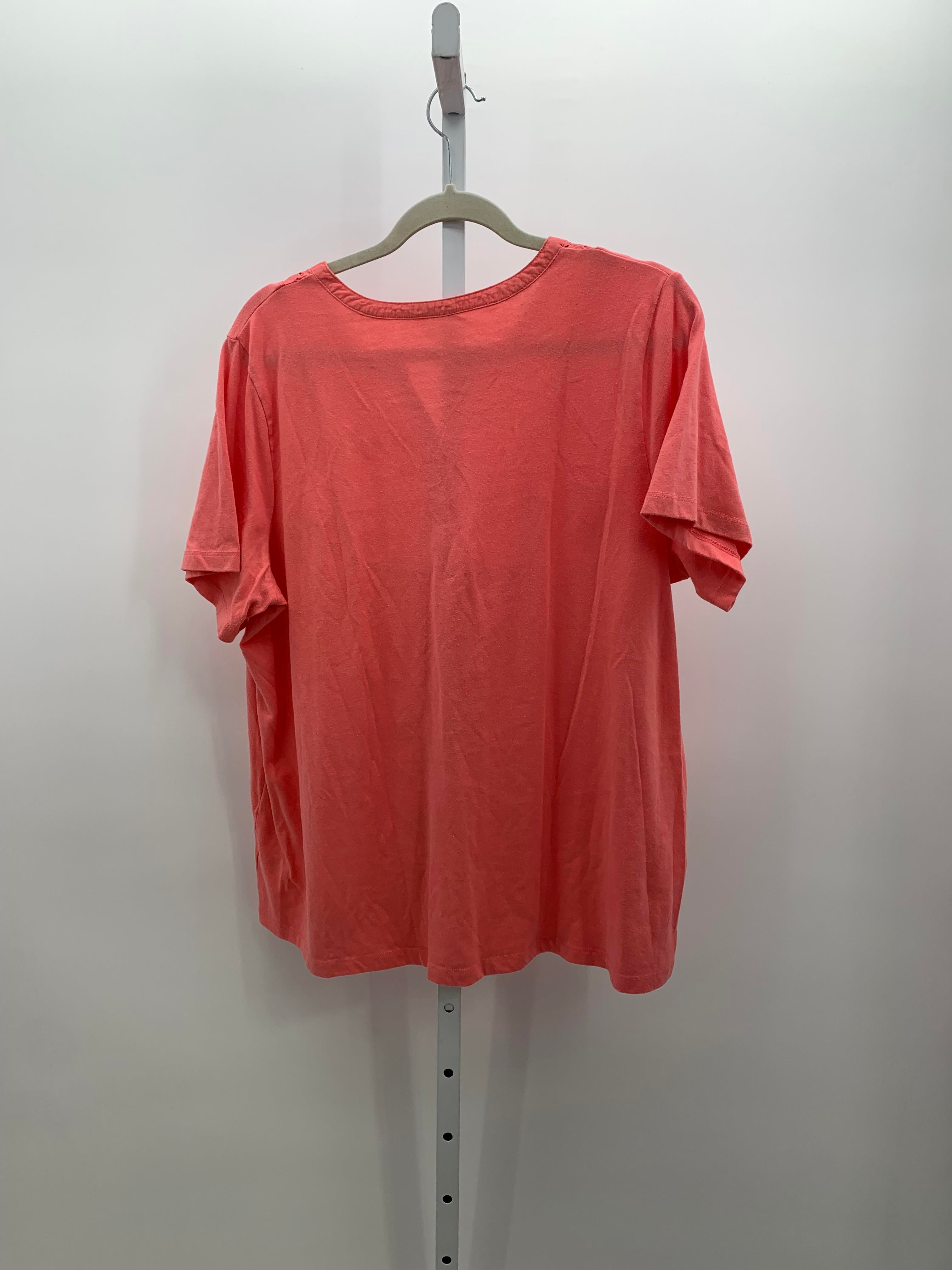Woman Within Size 18/20 W Womens Short Slv Sweater