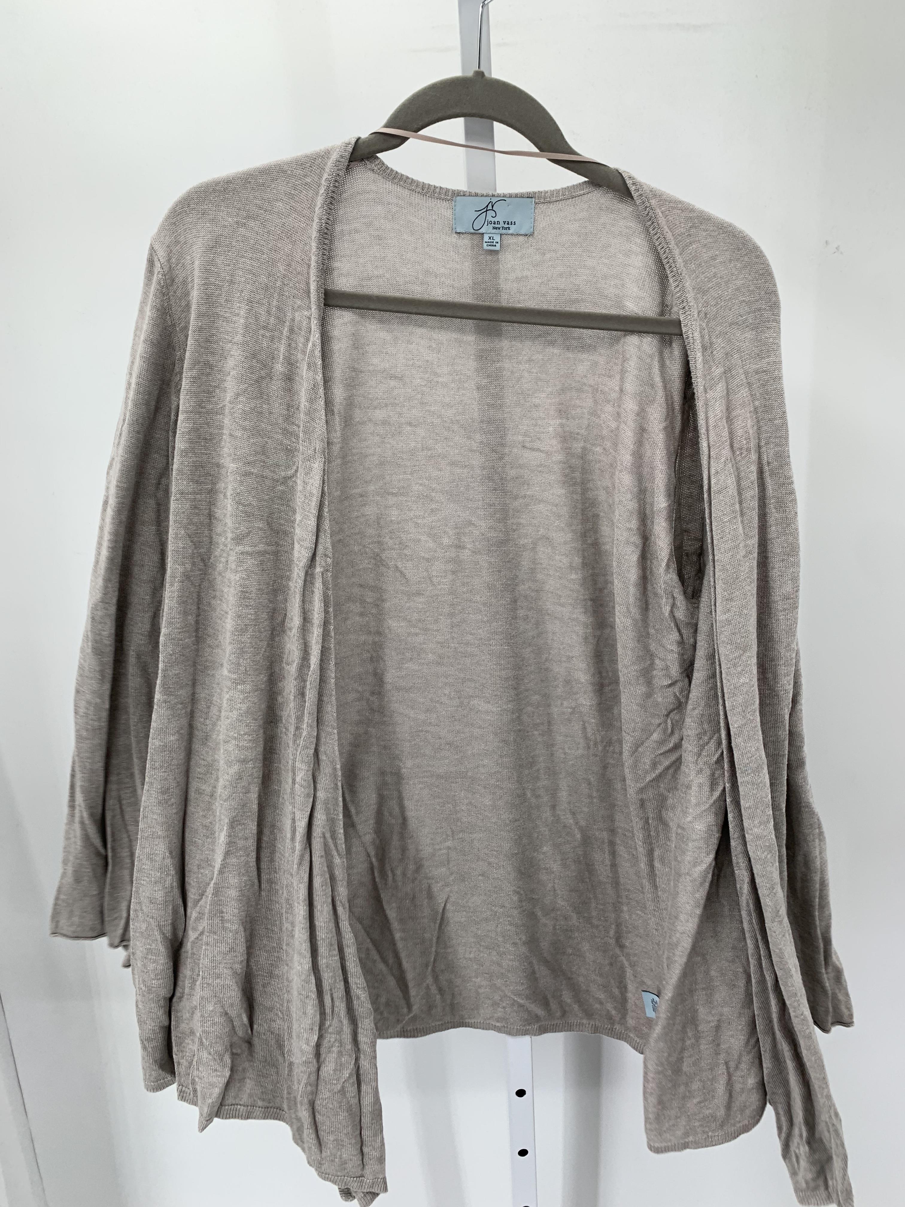 Joan Vass Size Extra Large Misses Cardigan