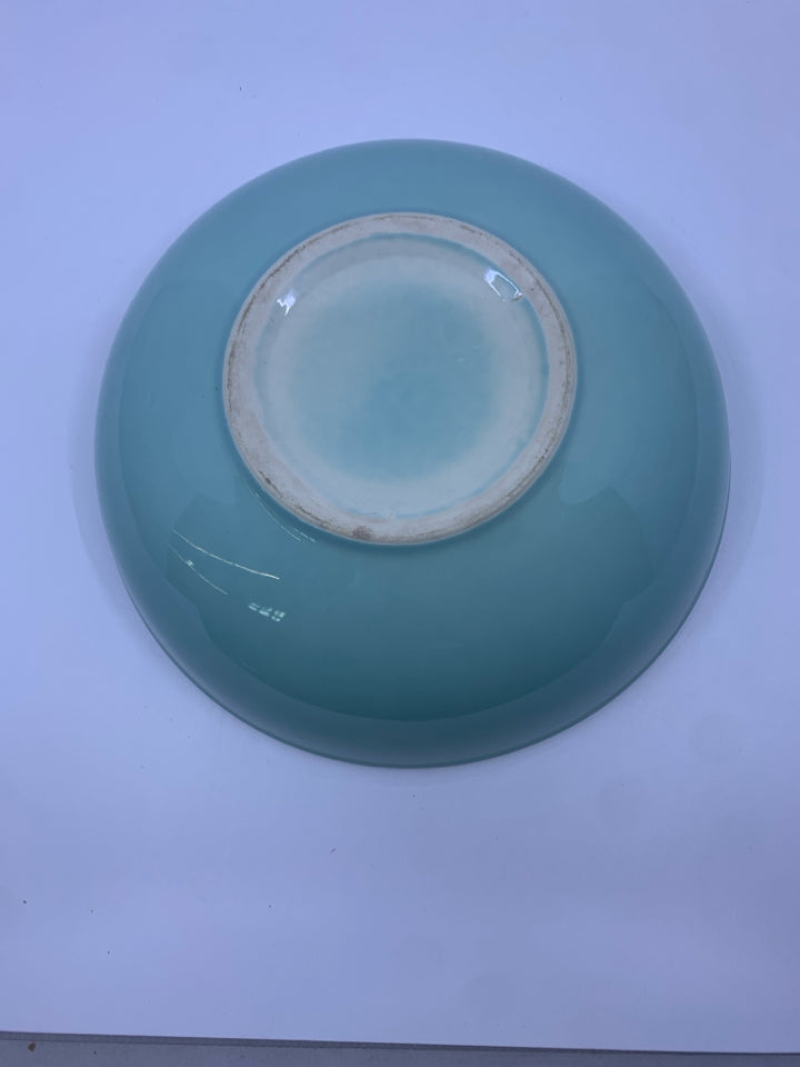 TEAL BOWL.