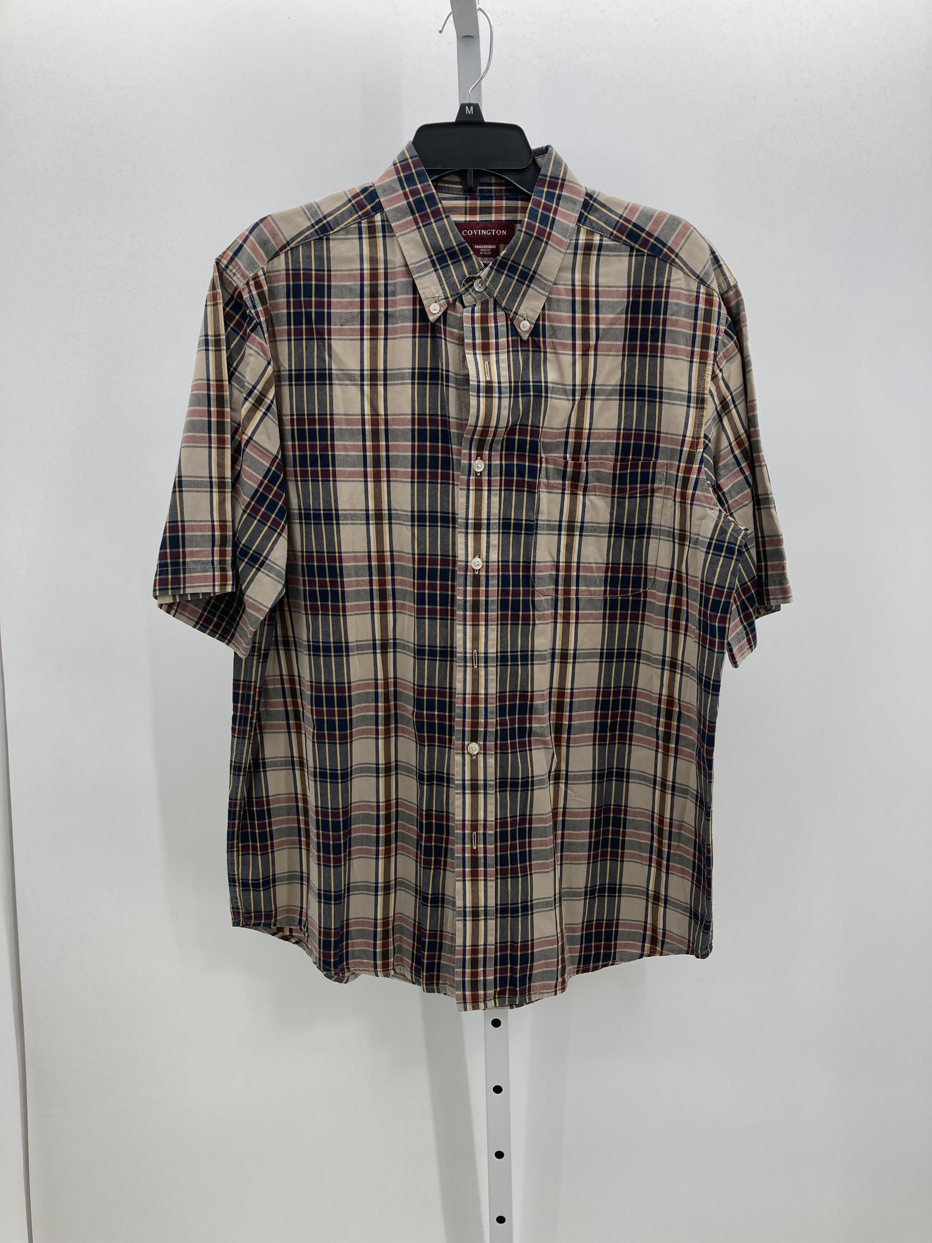 PLAID BTN DOWN