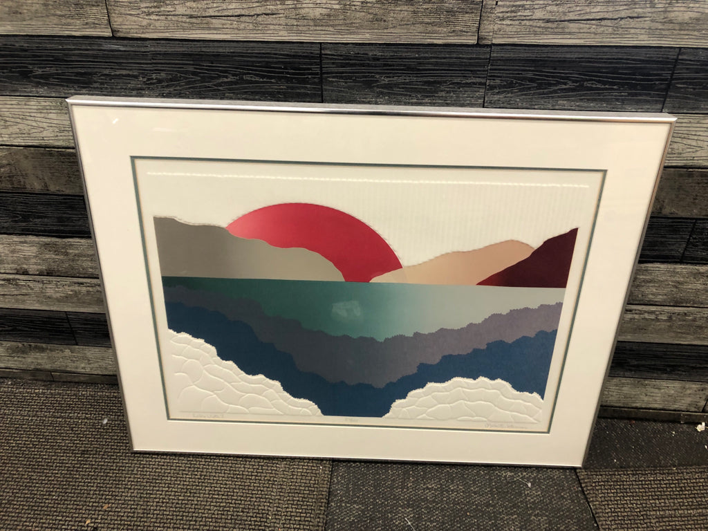 SUNRISE ABSTRACT WALL ART- ROBERT WATERMAN.