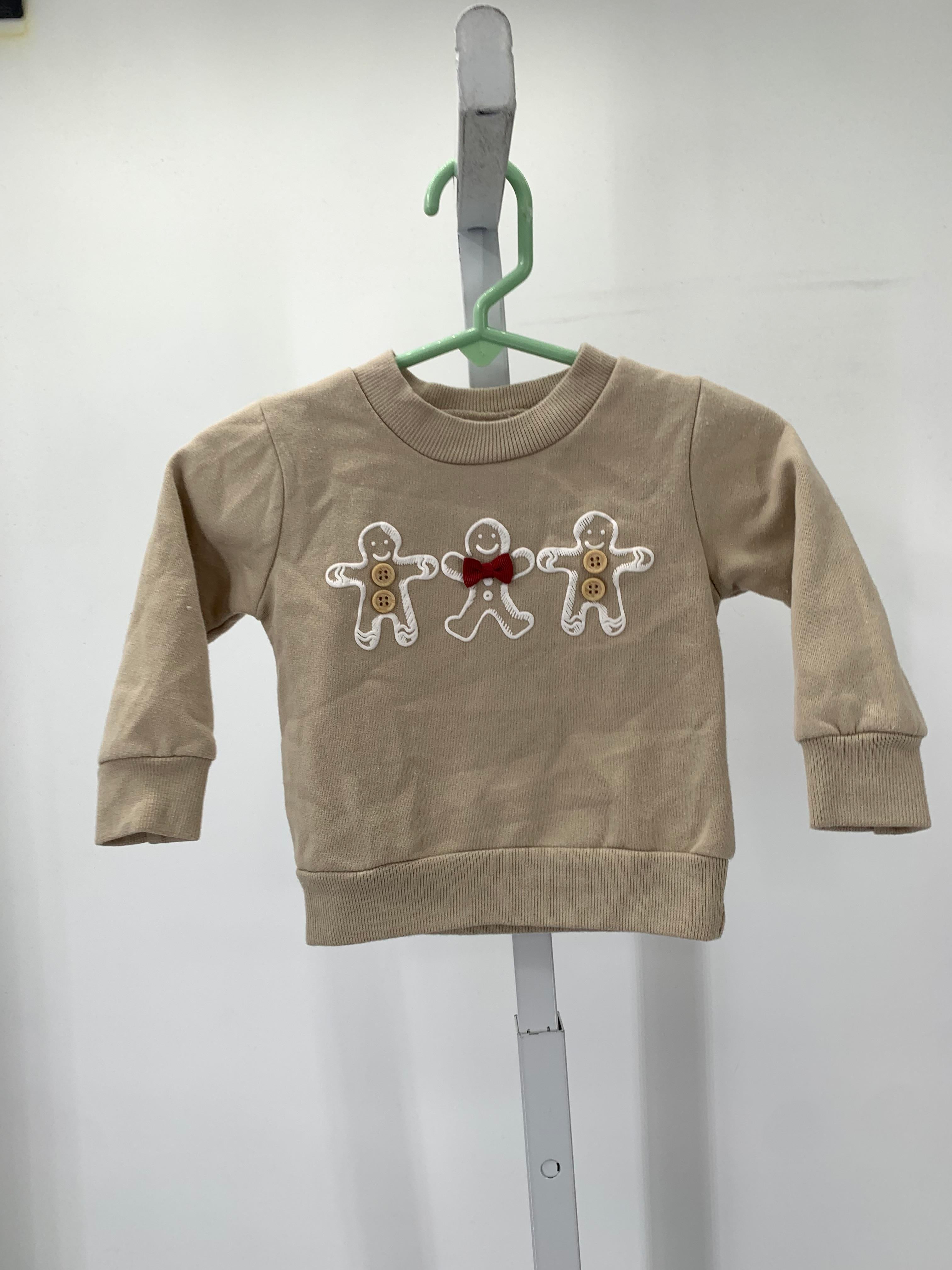LONG SLV SHIRT GINGERBREAD.