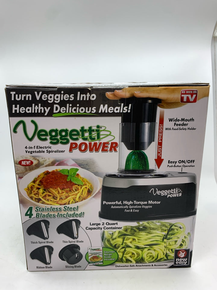 NIB VEGGETTI POWER SPIRALIZER.