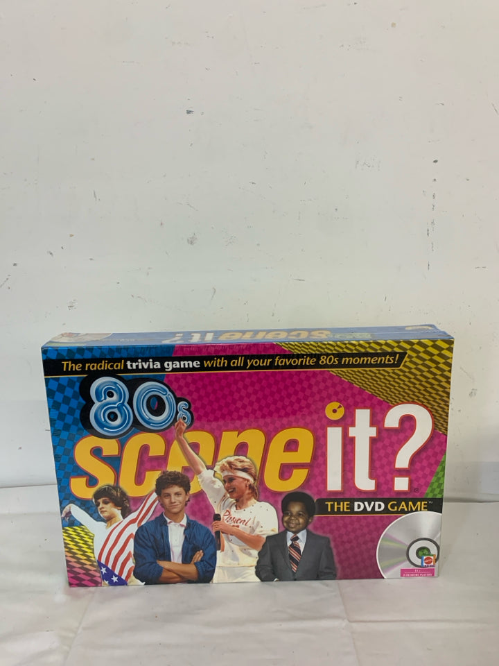 NIB 80'S SCENE IT TRIVIA GAME.