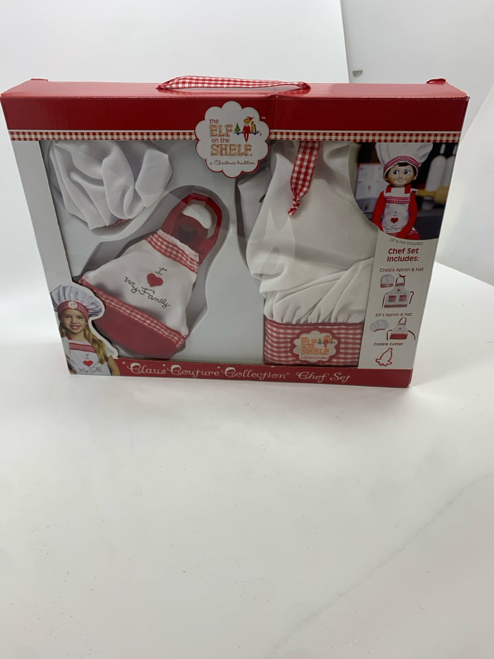 NIB ELF ON THE SHELF CHEF SET.