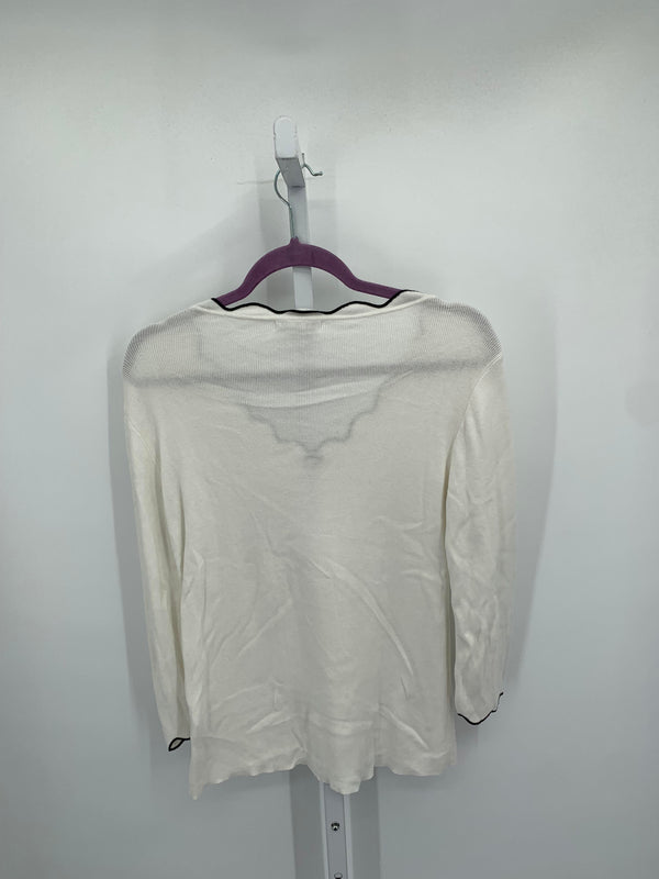 Roz & Ali Size Medium Misses Long Slv Sweater