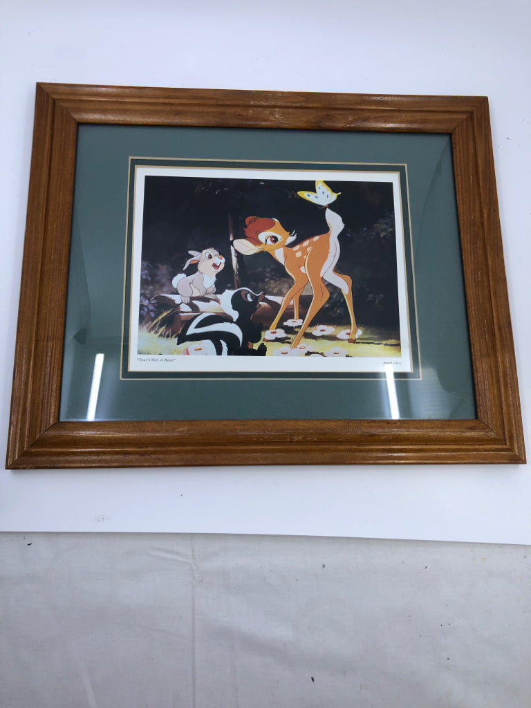 THAT'S NOT A BIRD- BAMBI FRAMED PRINT.