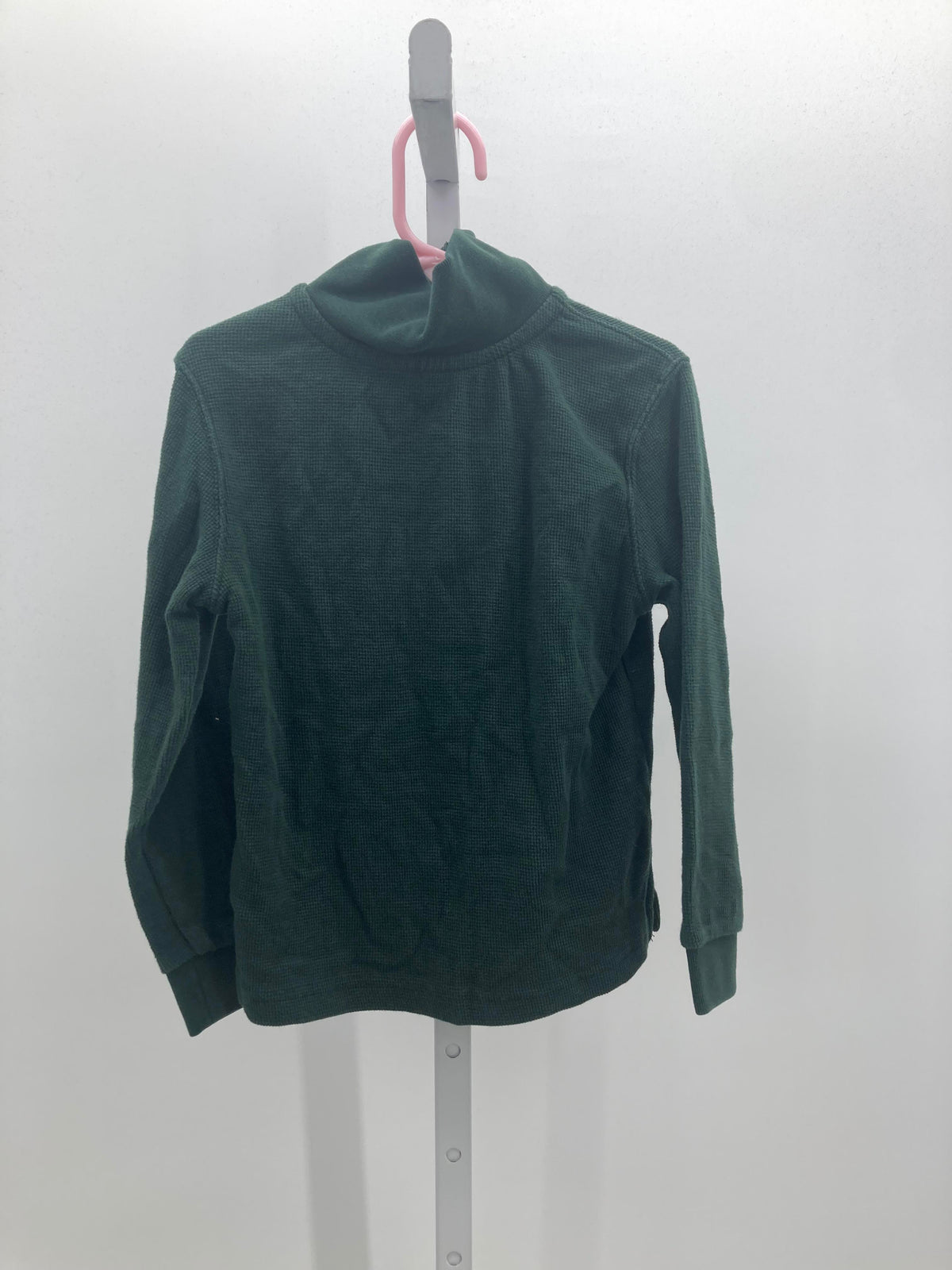 WAFFLE KNIT PARTIAL ZIP
