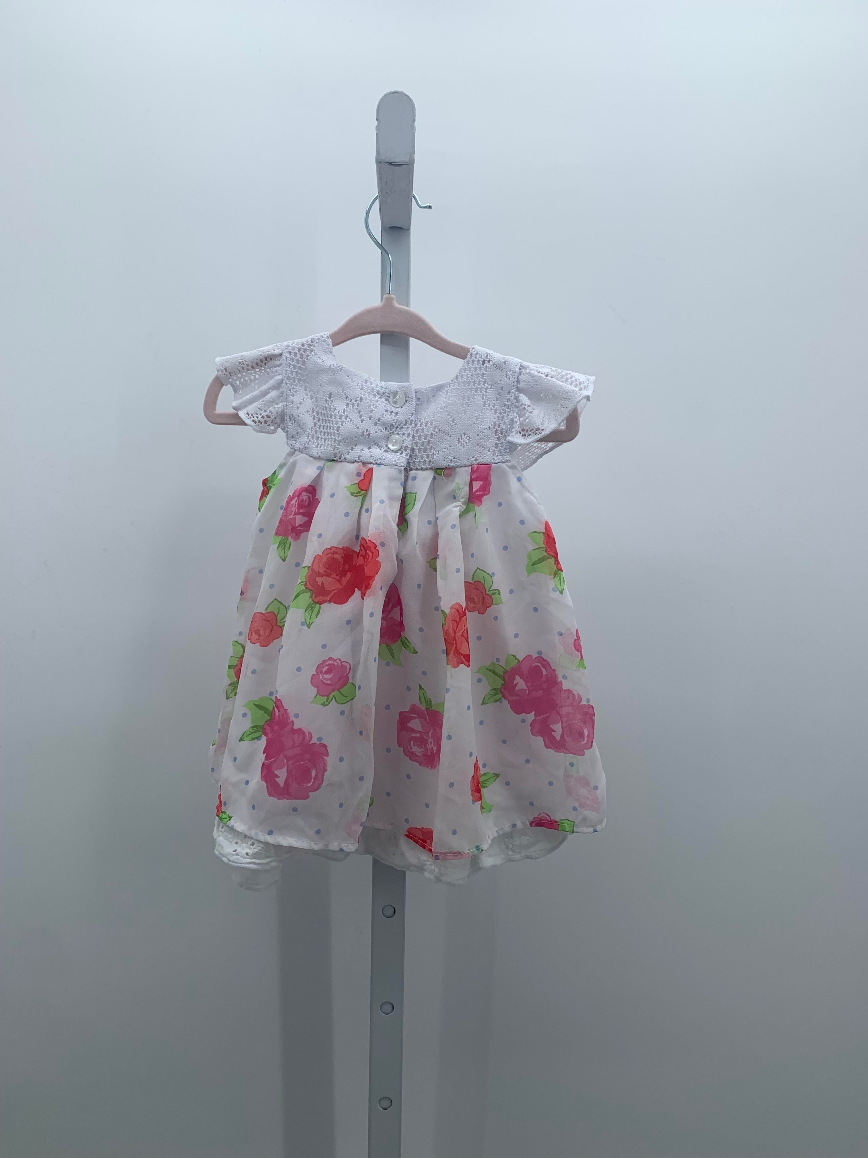 Sweet Heart Rose Size 6-9 mon Girls Short Sleeve Dress
