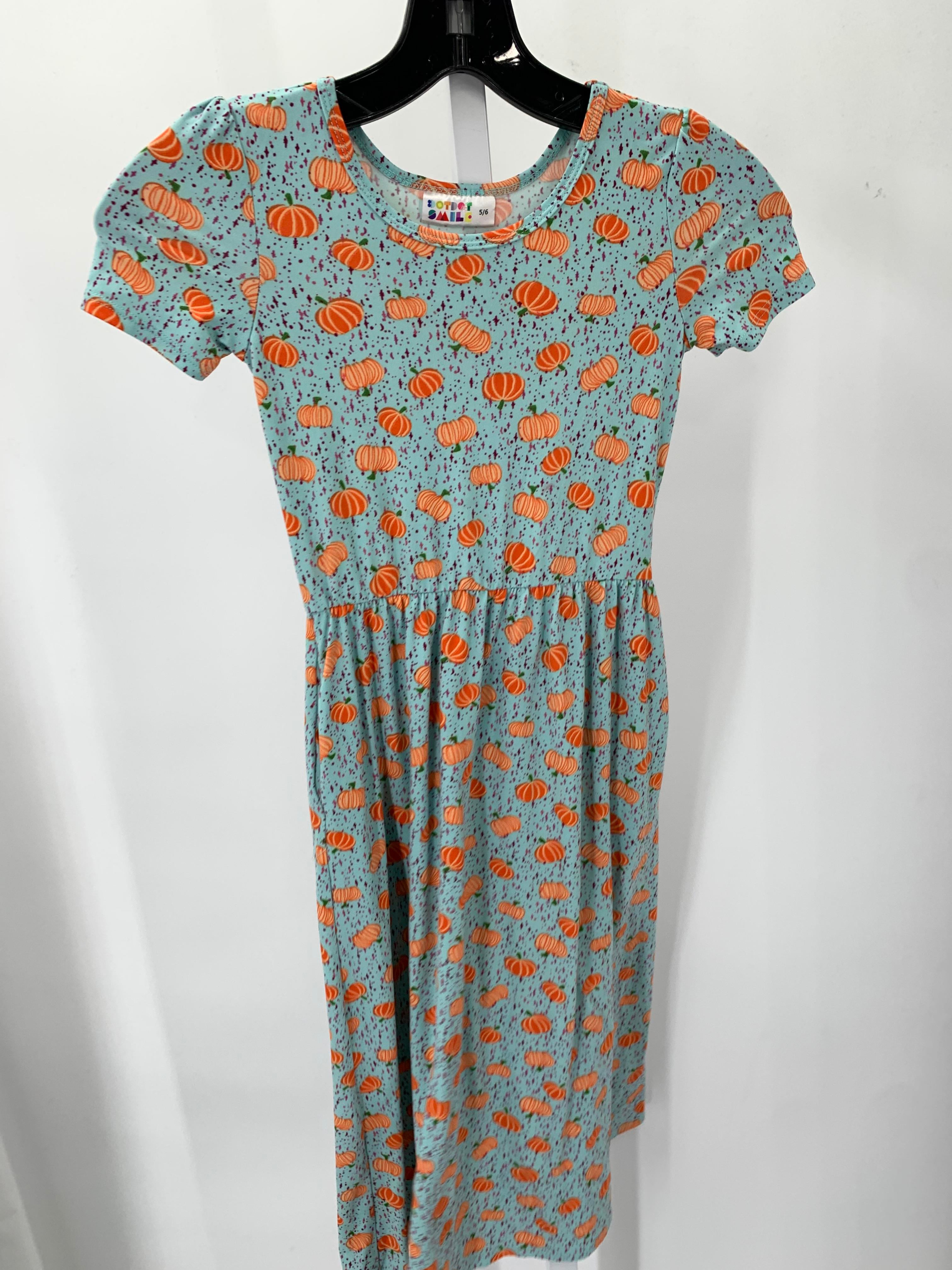 SHORT SLV DRESS PUMPKINS.
