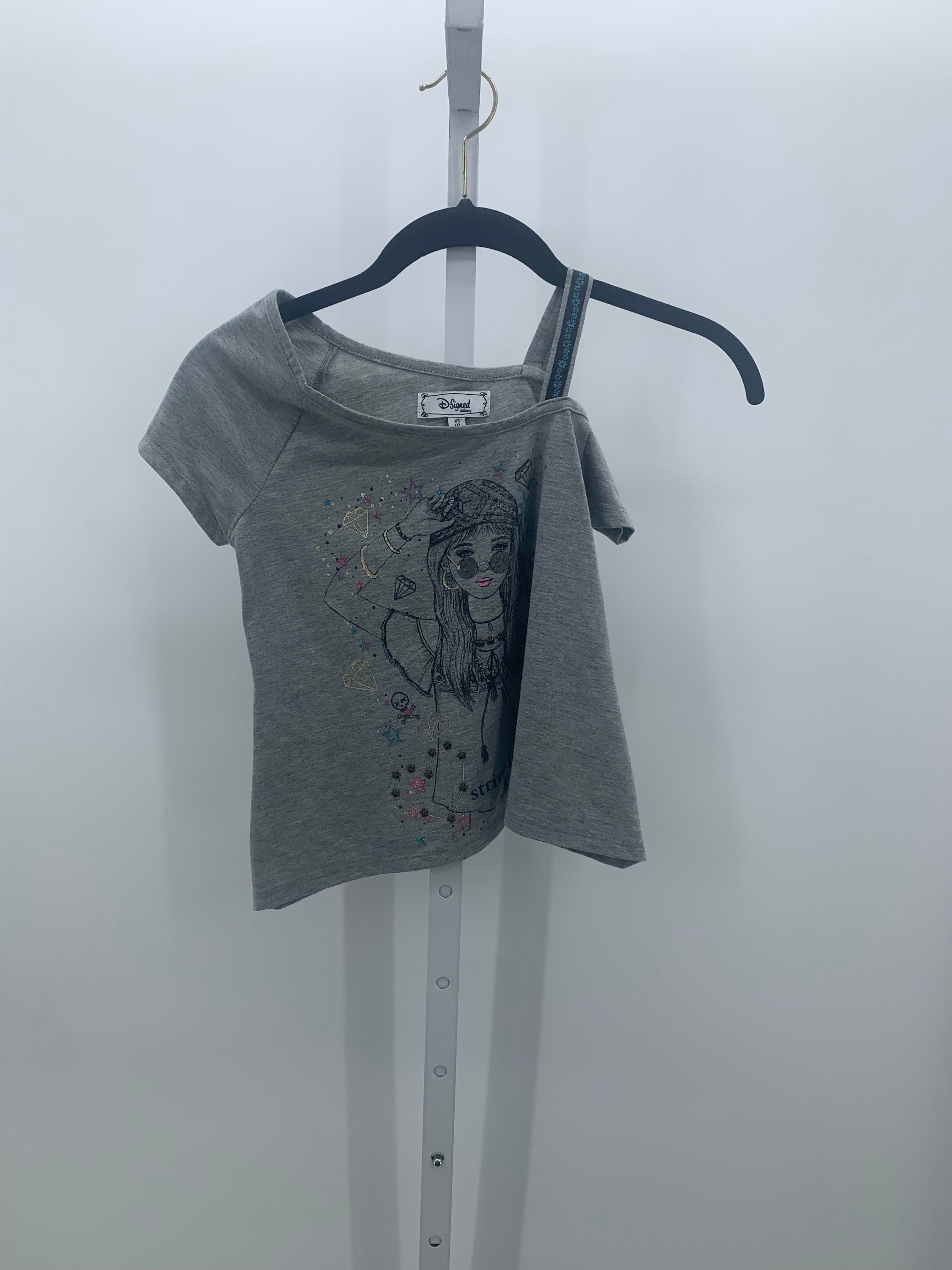 D-Signed Size 6 Girls Short Sleeve Shirt