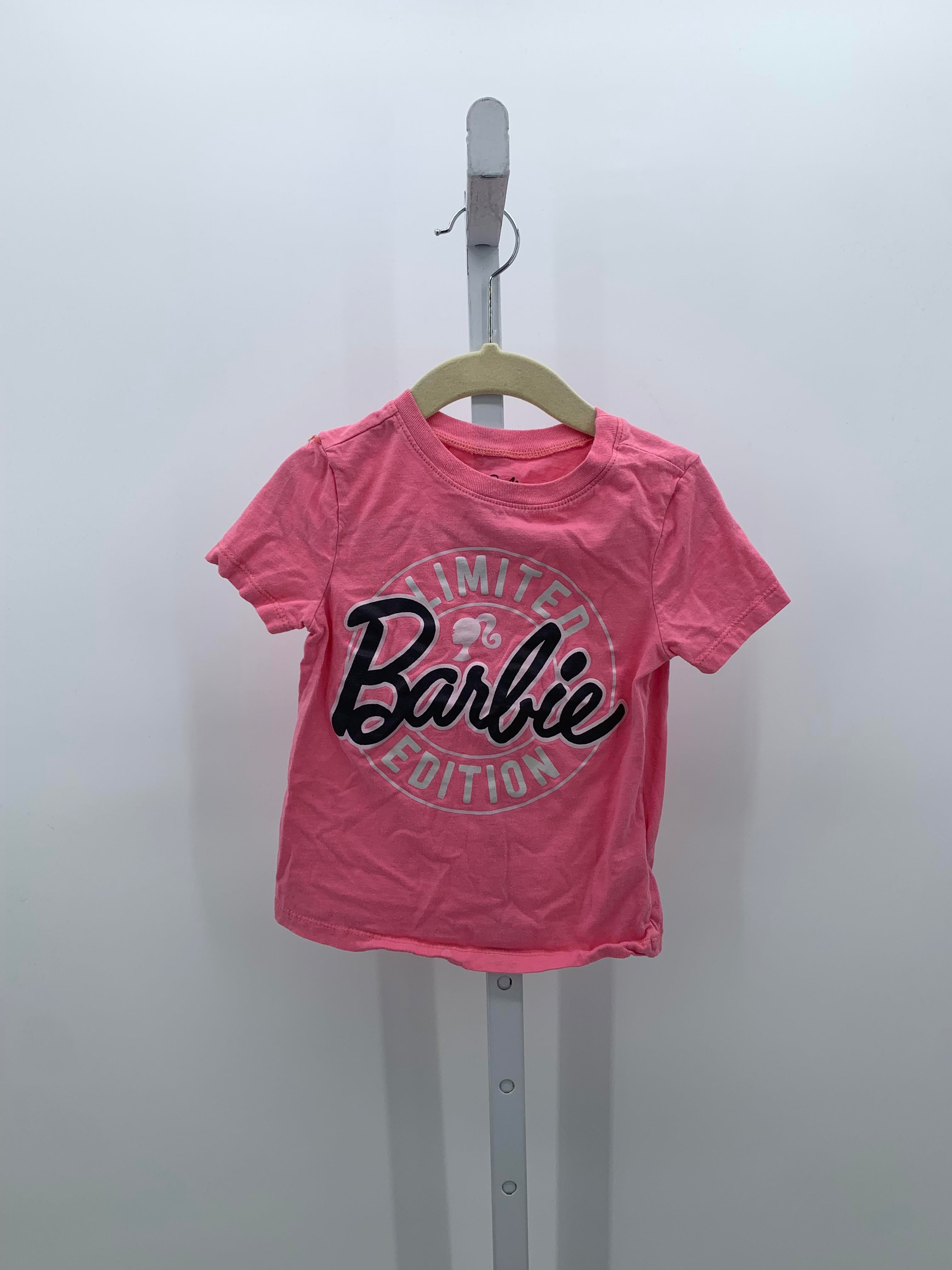 Barbie Size 4T Girls Short Sleeve Shirt