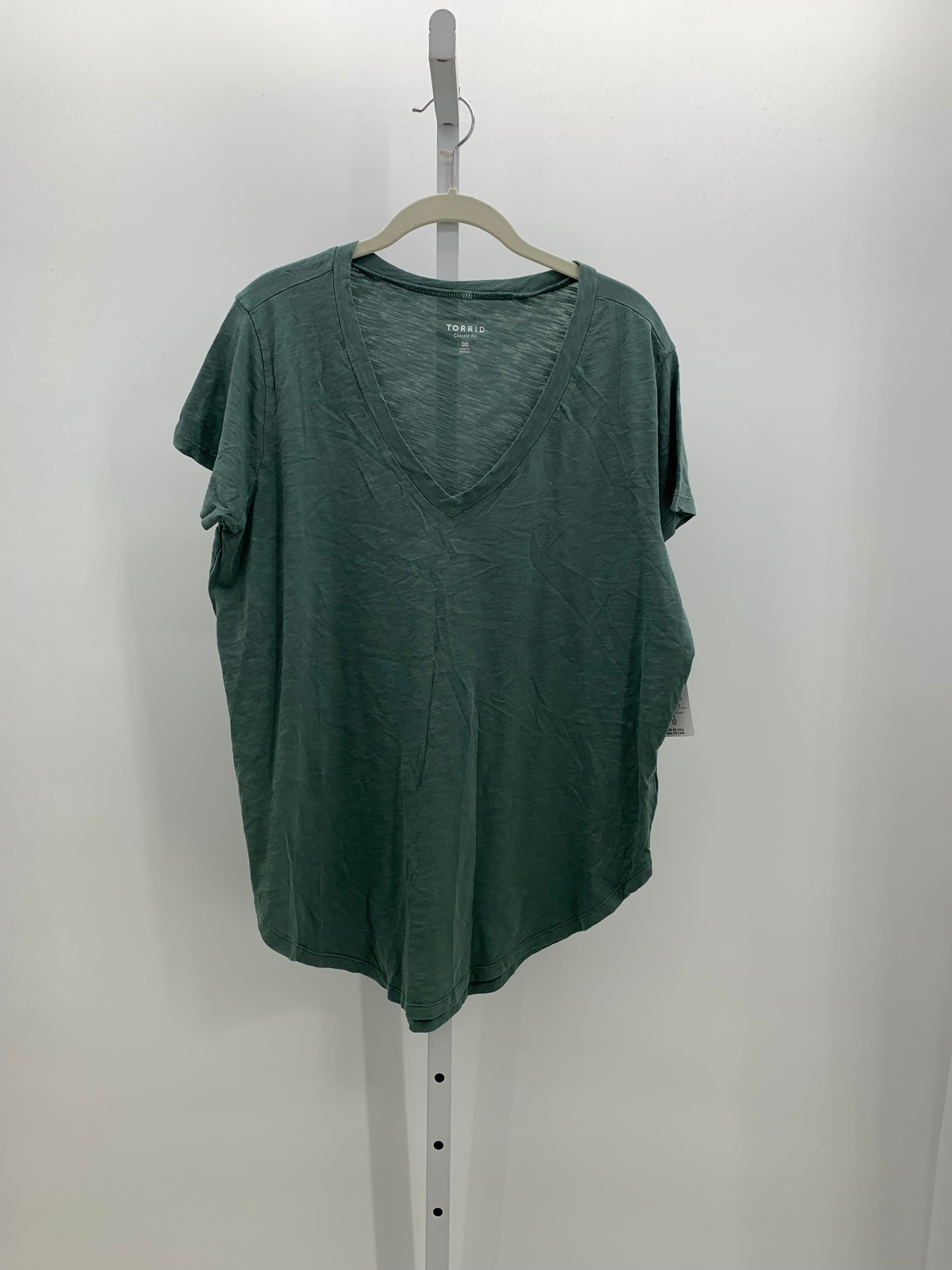 Torrid Size 0X Womens Short Sleeve Shirt