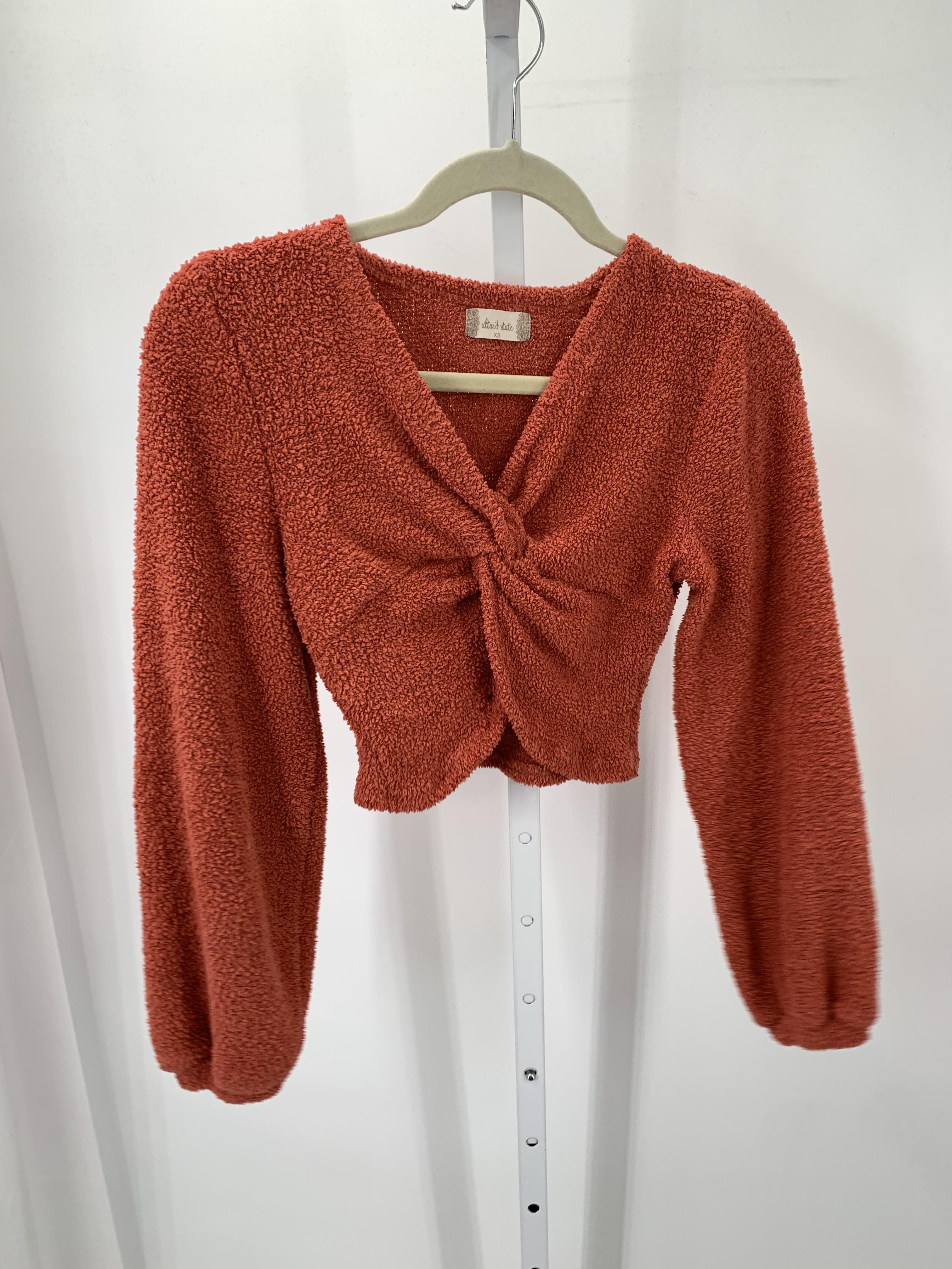 Size X Small Juniors Long Sleeve Sweater