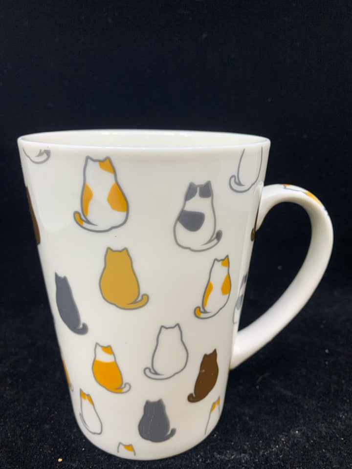 TALL CAT MUG.