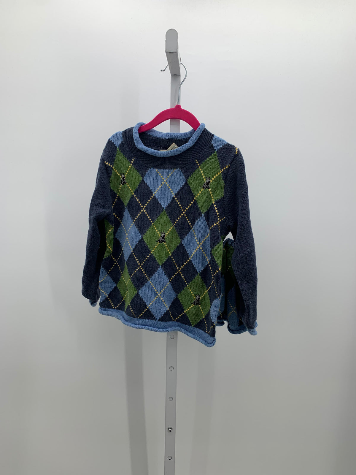 DIAMOND DOGS PATTERN SWEATER AND HAT