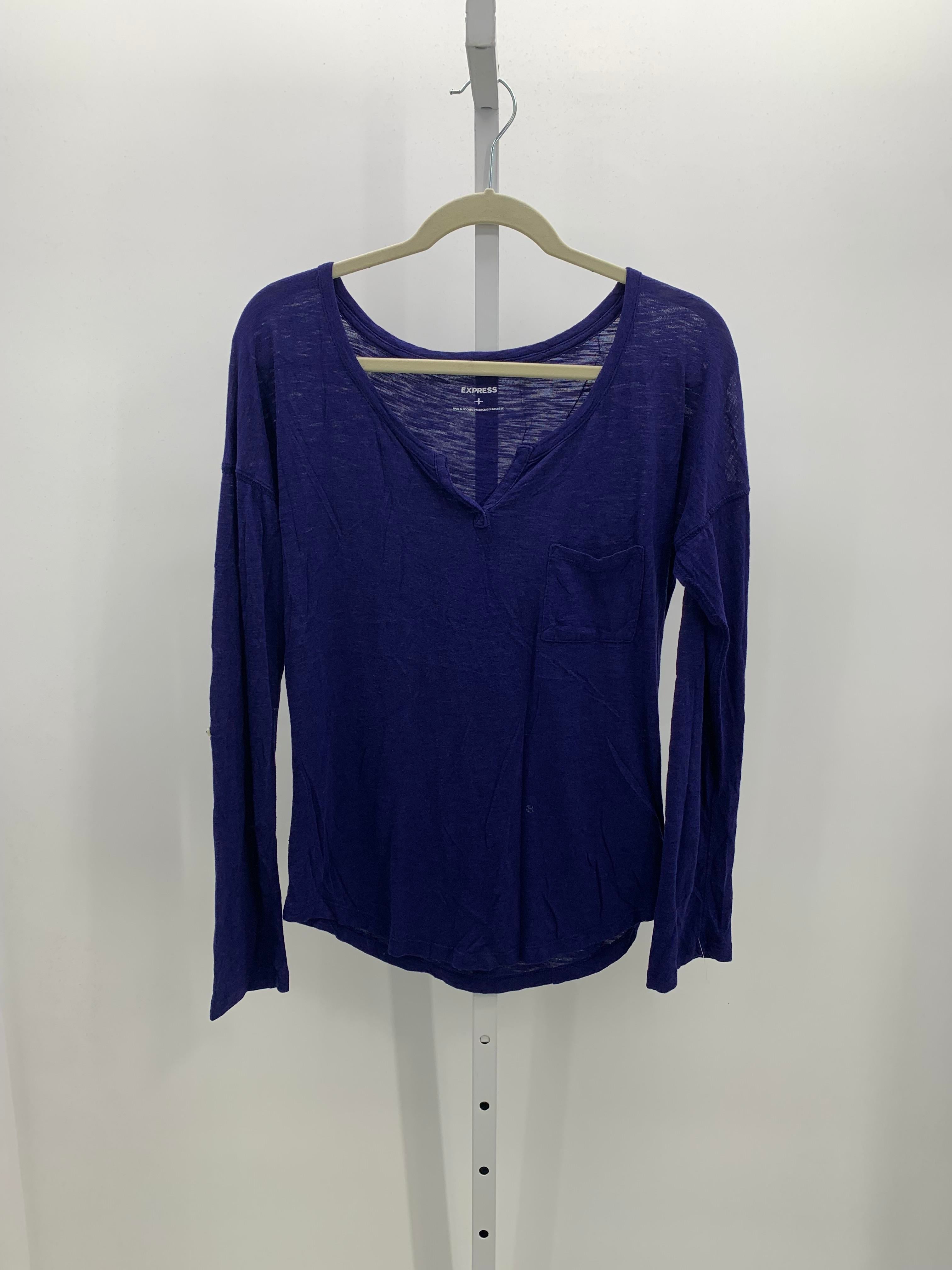Express Size Small Misses Long Sleeve Shirt