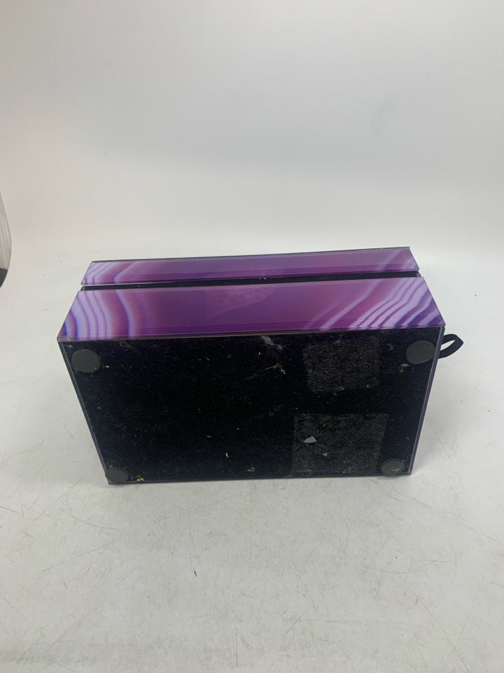 MARBLE LOOK JEWELRY BOX.