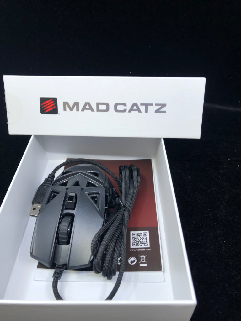 NIB MAD CATZ M O J O M1 HOLLOW PYRAMID GAMING MOUSE