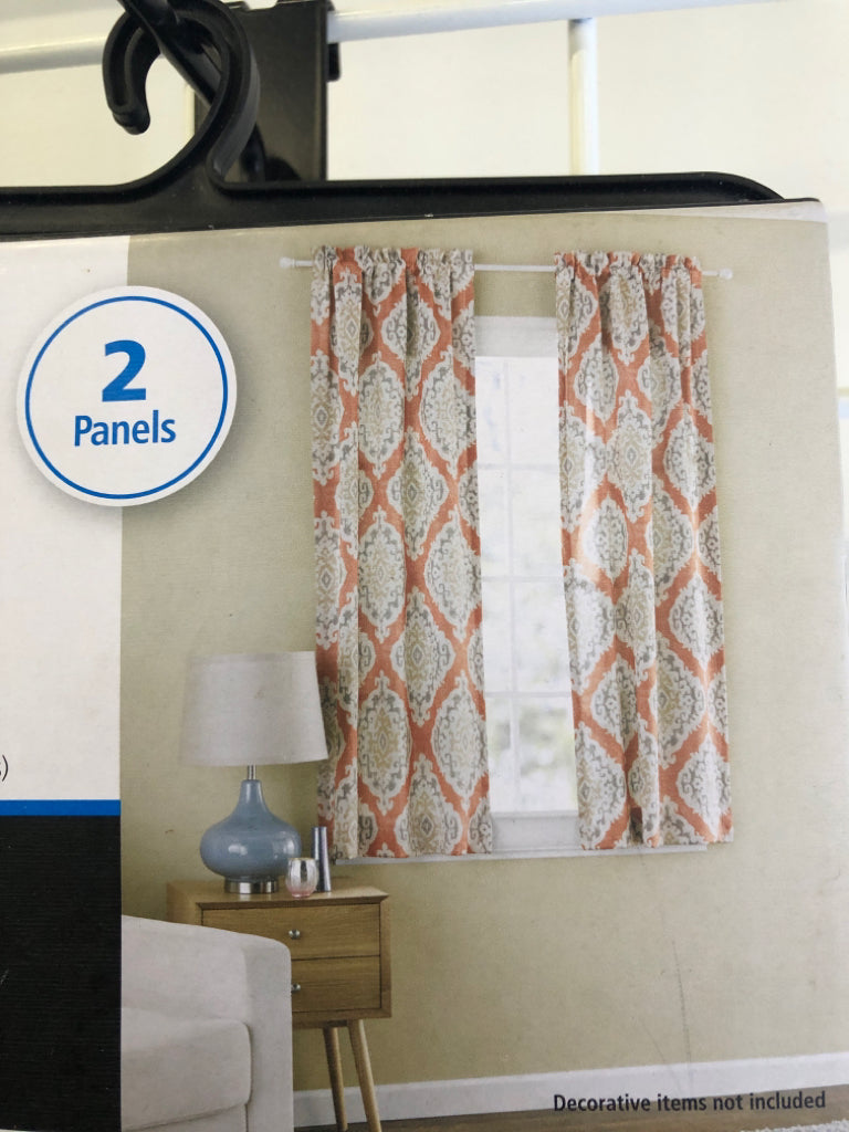 NEW 2PK BLACKOUT CURTAINS.