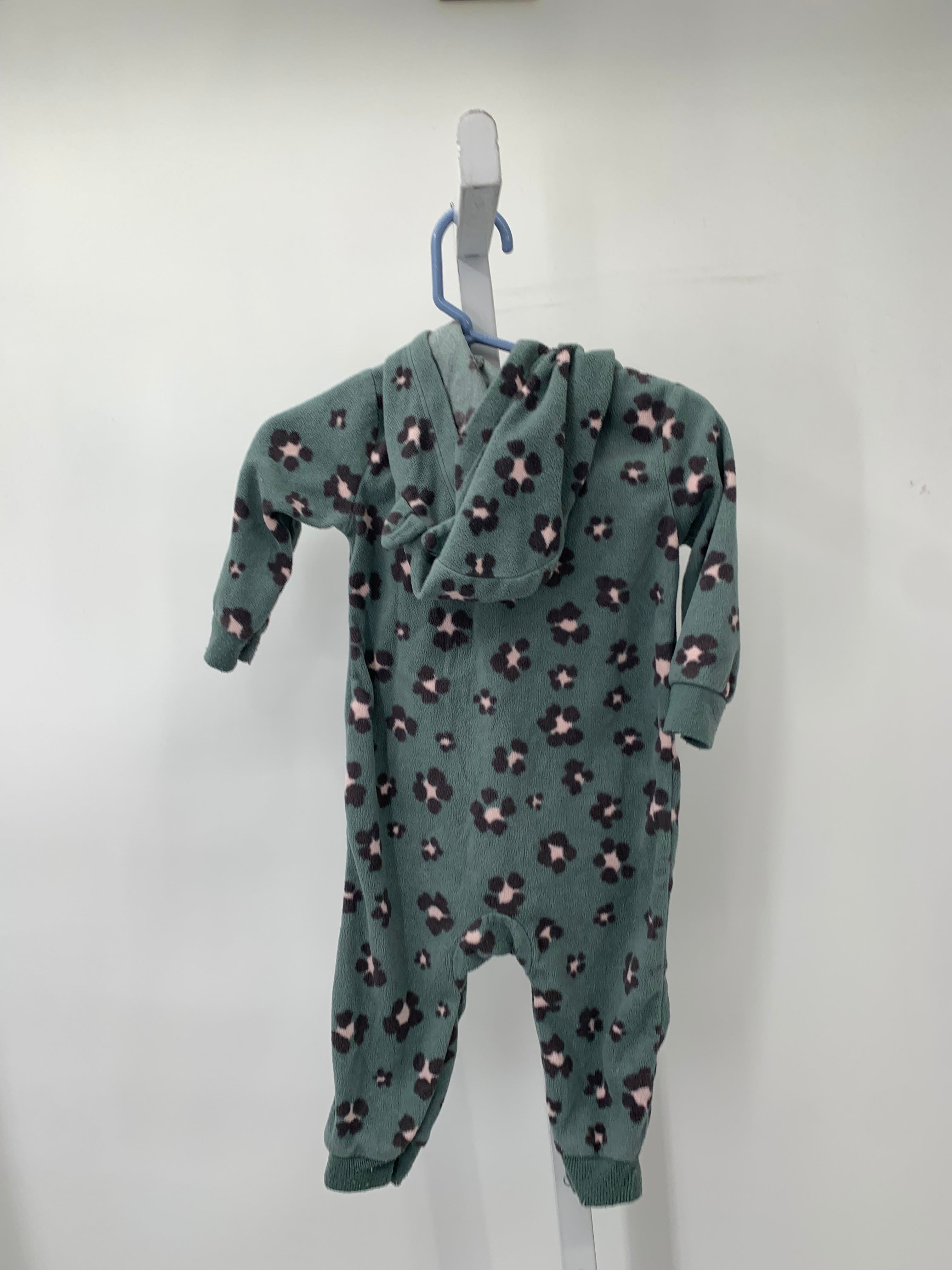 Carters Size 9 Months Girls Long Slv. Romper