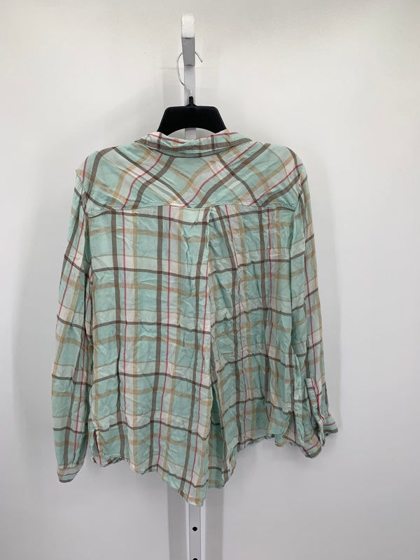 Sonoma Size Extra Large Misses Long Sleeve Shirt