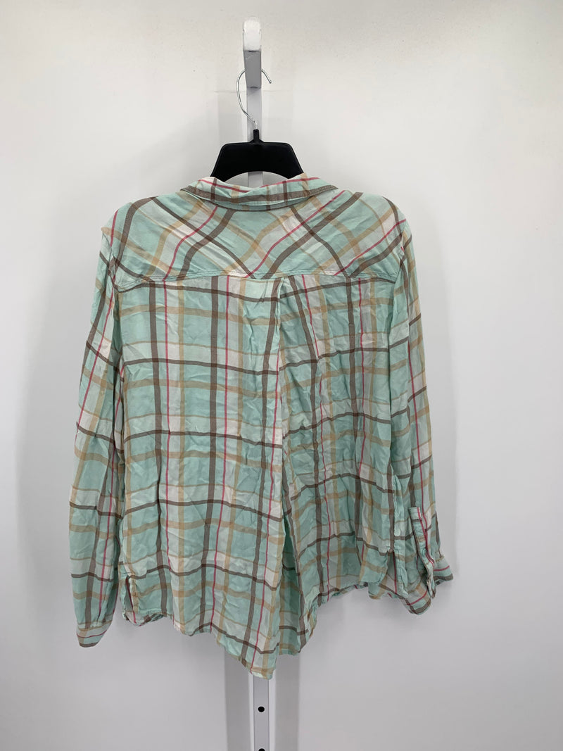 Sonoma Size Extra Large Misses Long Sleeve Shirt