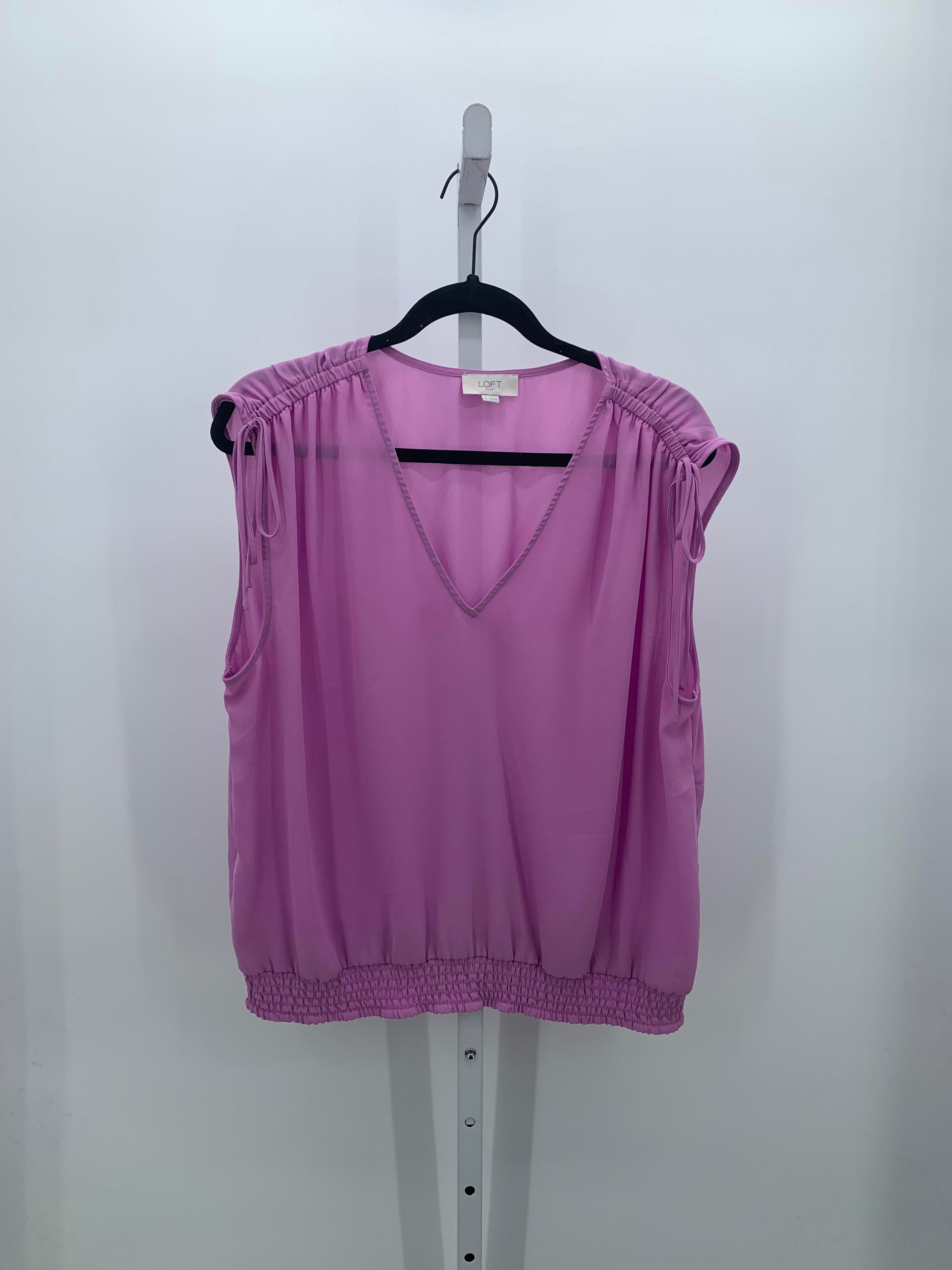 Loft Size Extra Large Misses Sleeveless Shirt
