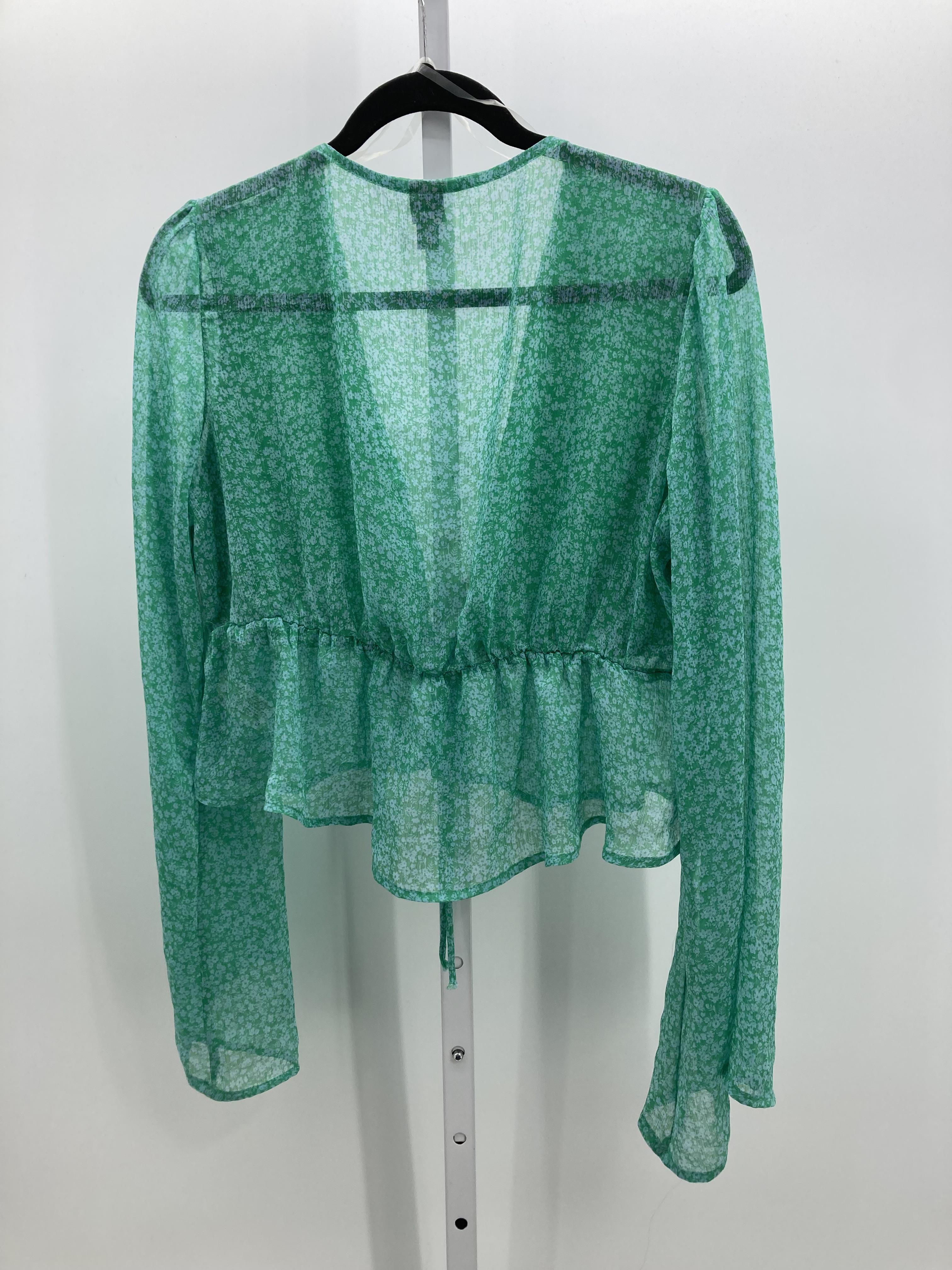 Wild Fable Size Large Juniors Long Sleeve Shirt