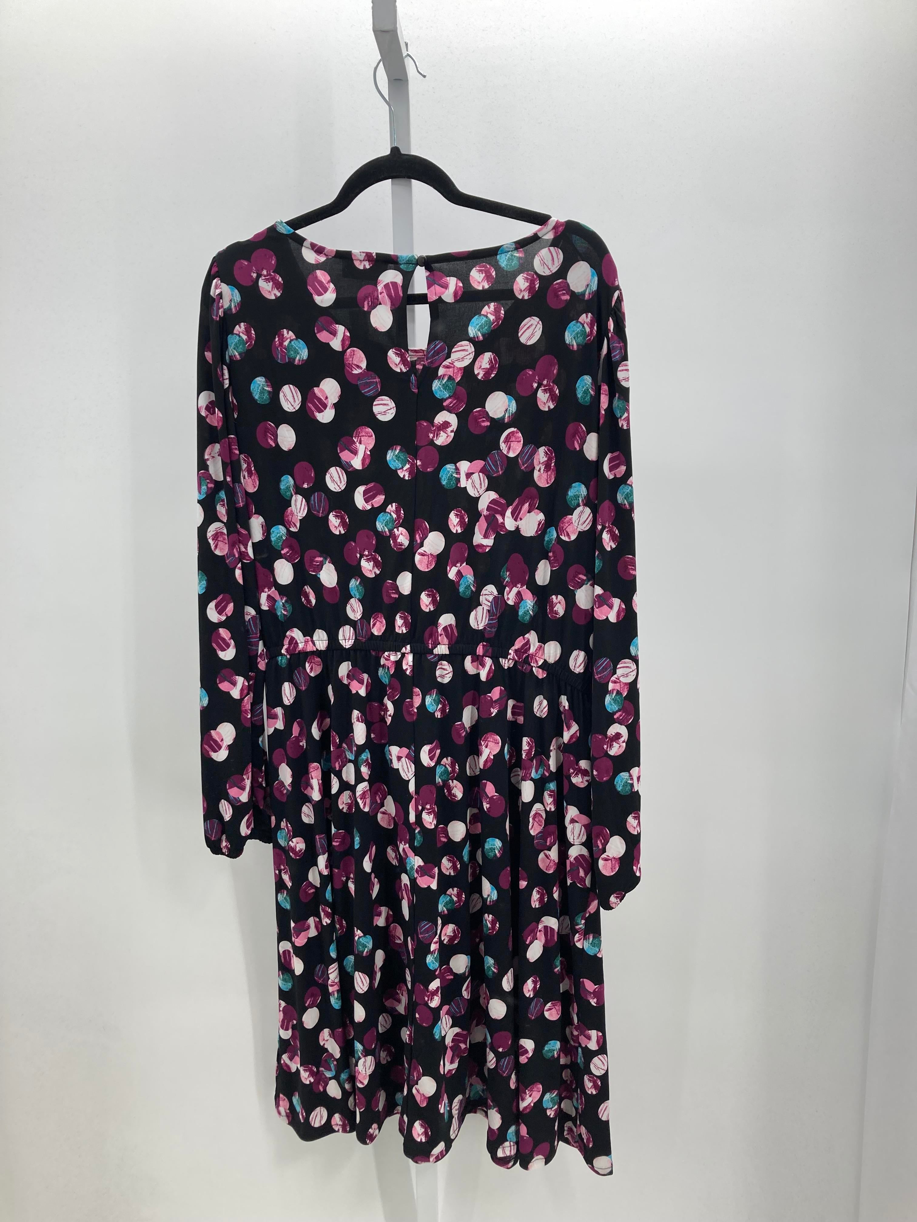 Lane Bryant Size 18/20 W Womens Long Sleeve Dress