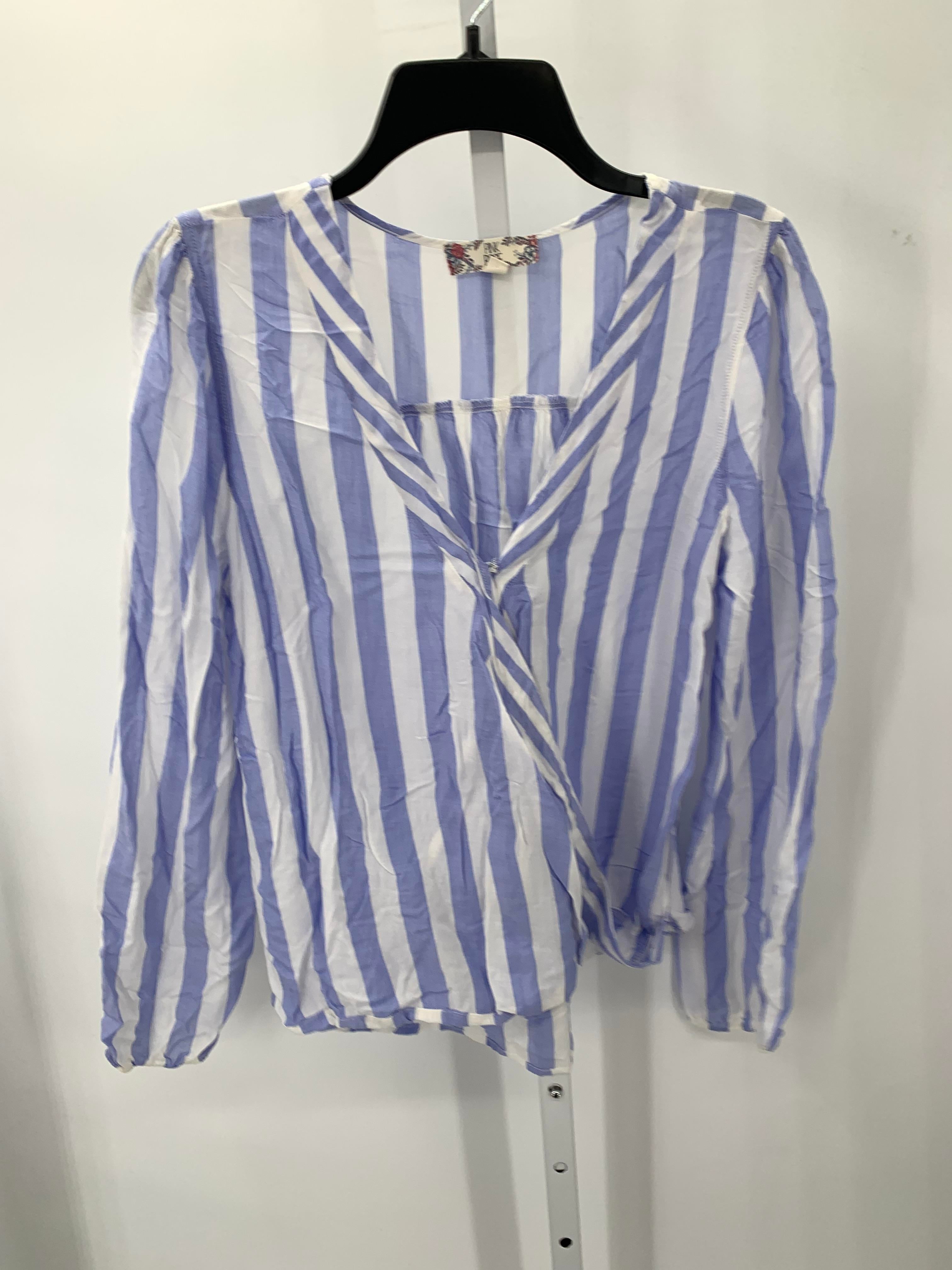 Pink Rose Size Large Juniors Long Sleeve Shirt