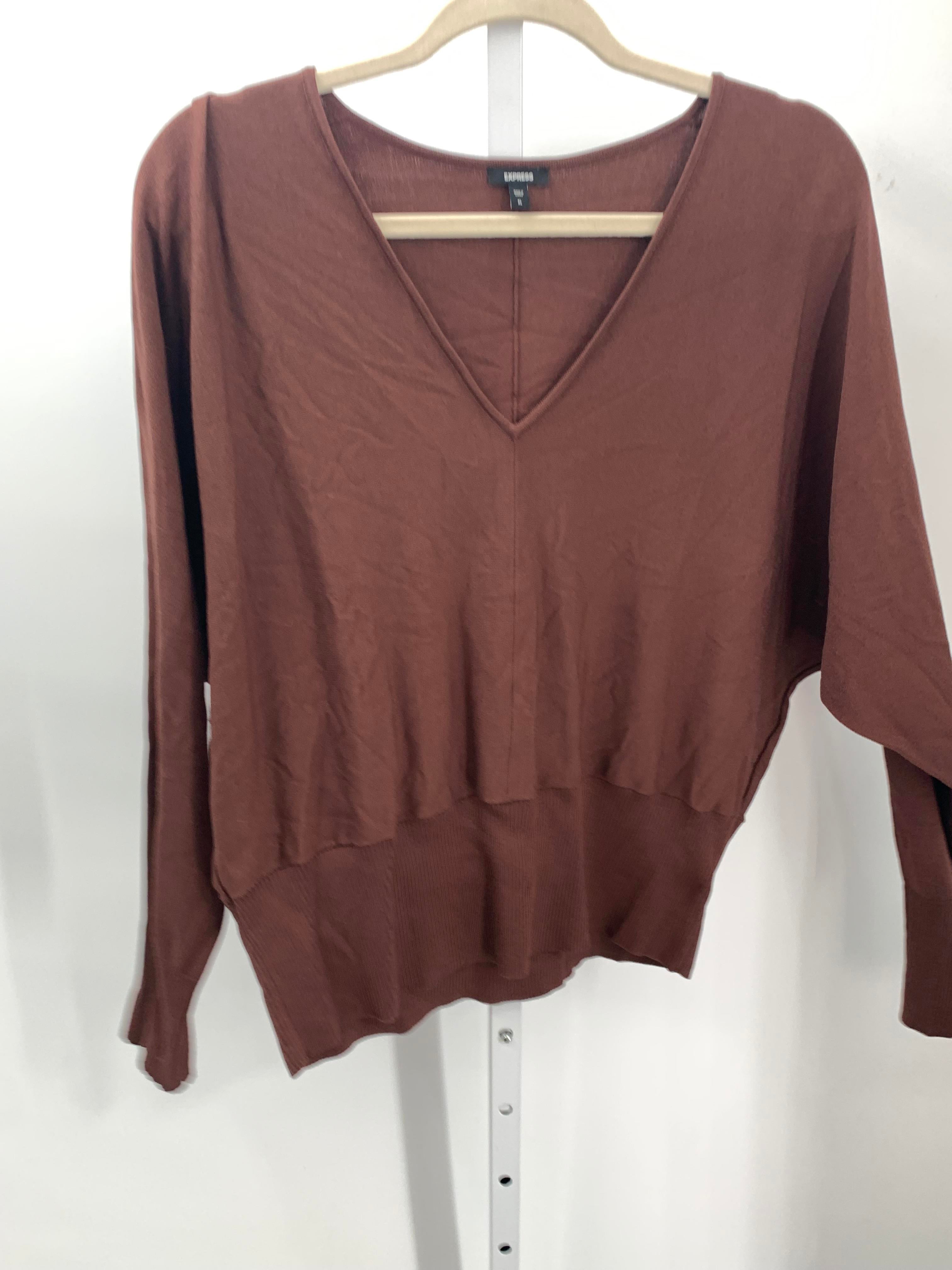 Express Size Extra Large Misses Long Slv Sweater