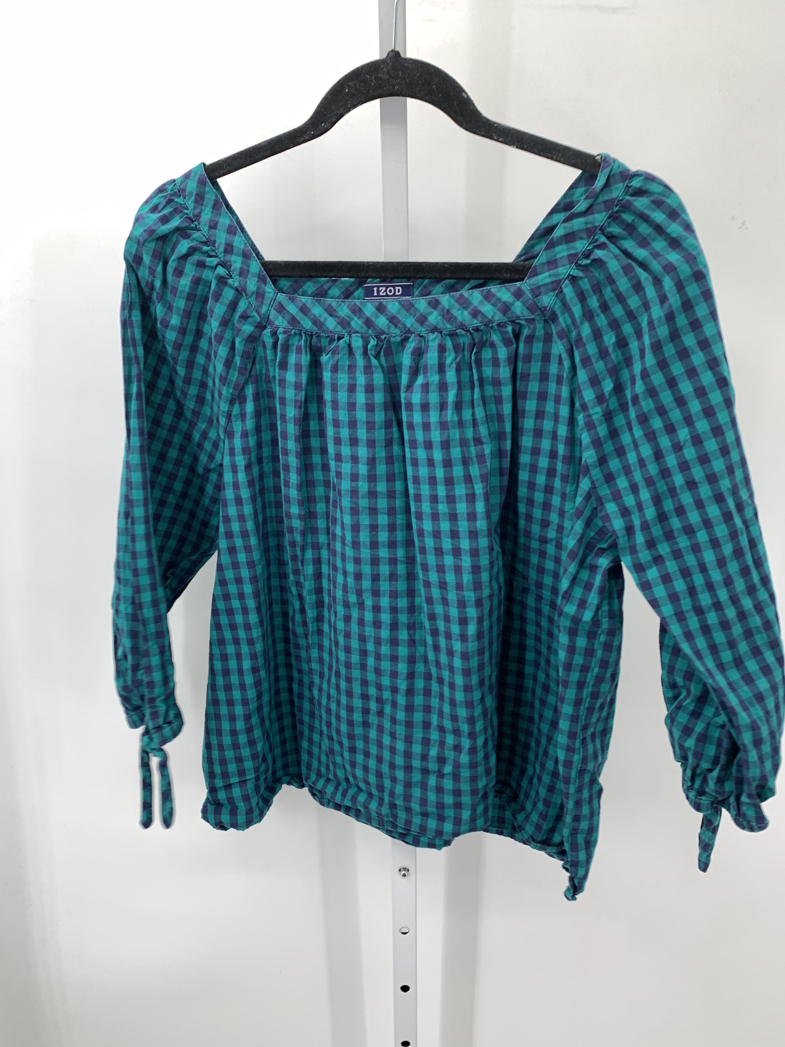 Izod Size Extra Large Misses 3/4 Sleeve Shirt