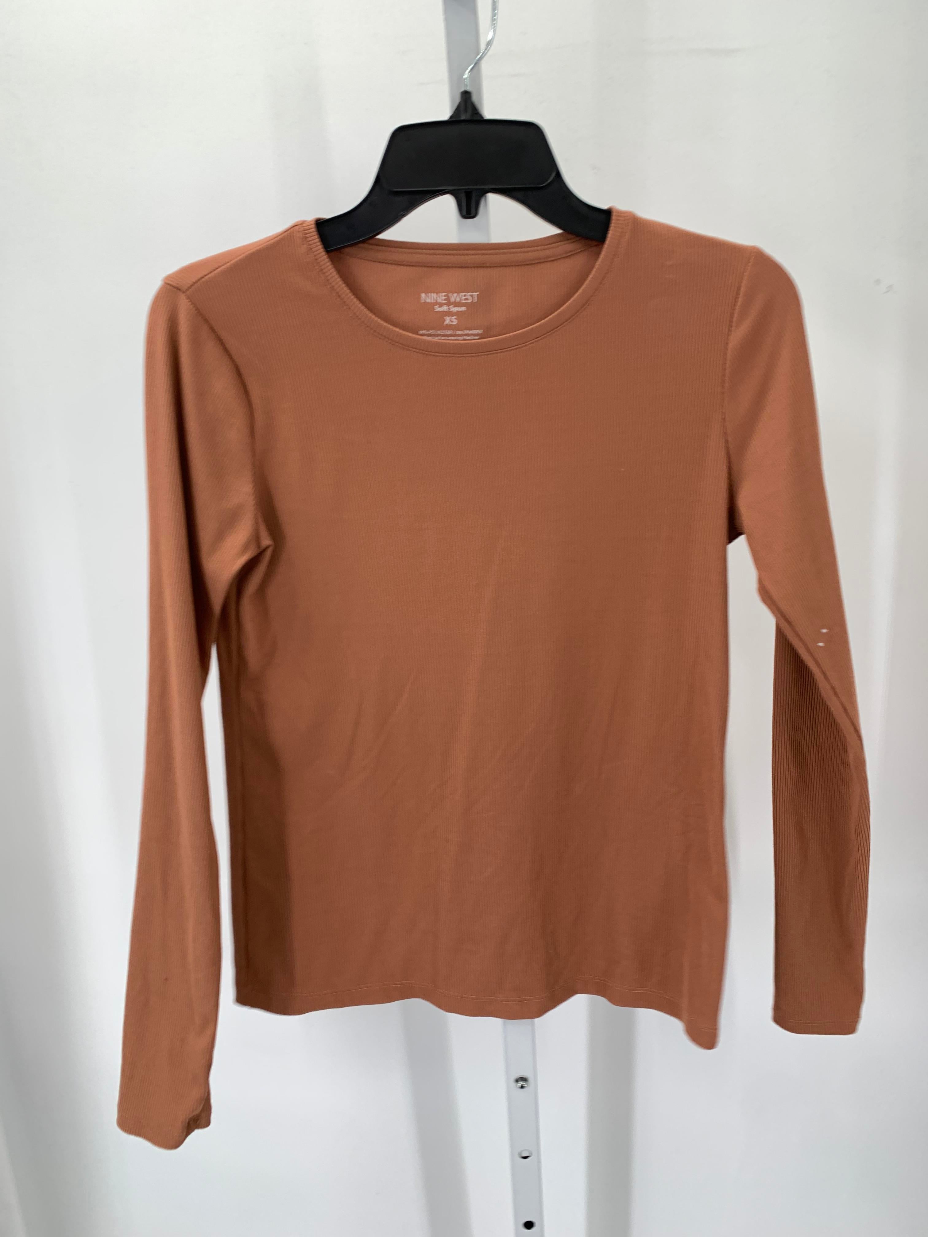 Nine West Size X Small Misses Long Sleeve Shirt