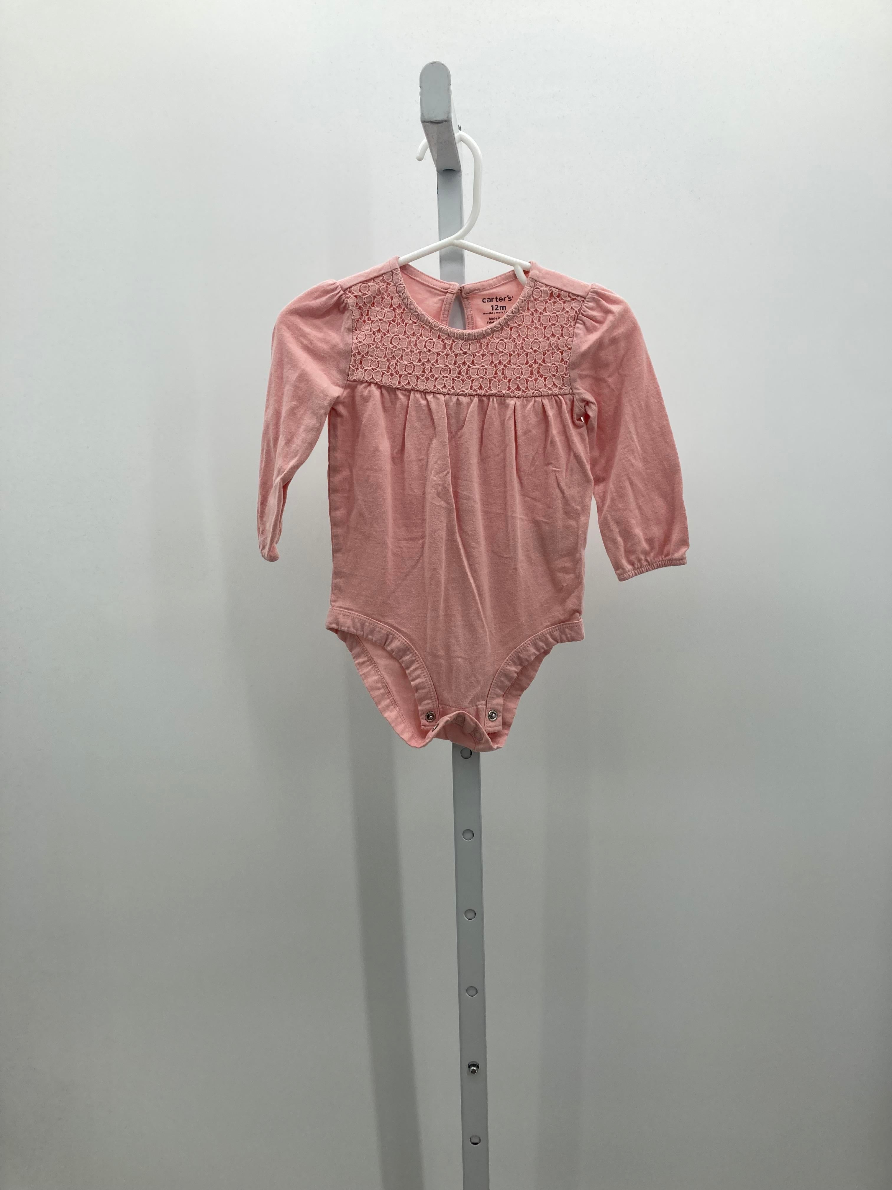 Carters Size 12 Months Girls Long Sleeve Shirt