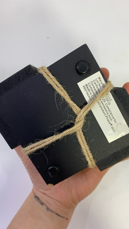 4PK GLASS PHOTO COASTERS.