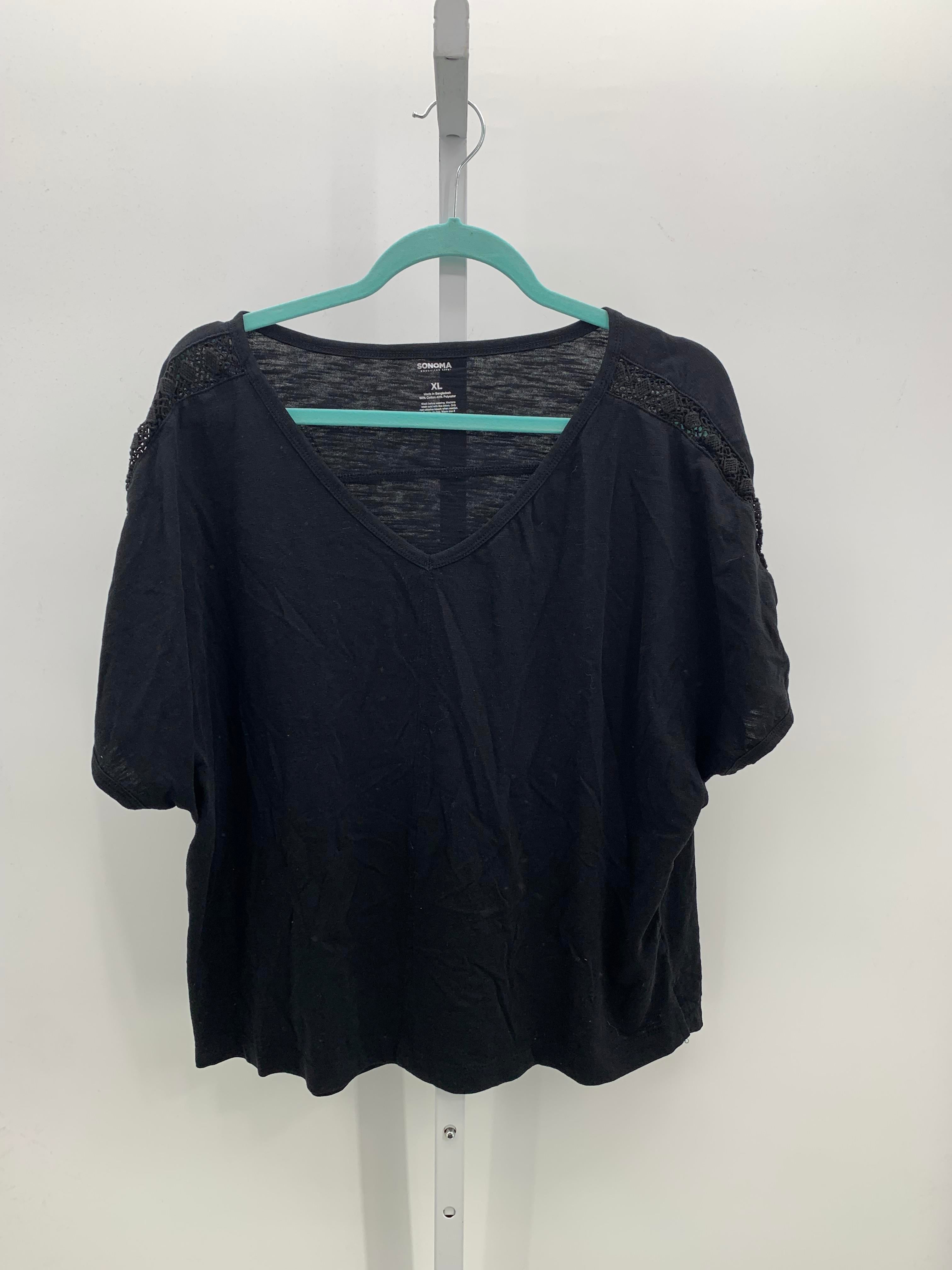 Sonoma Size Extra Large Misses Short Sleeve Shirt