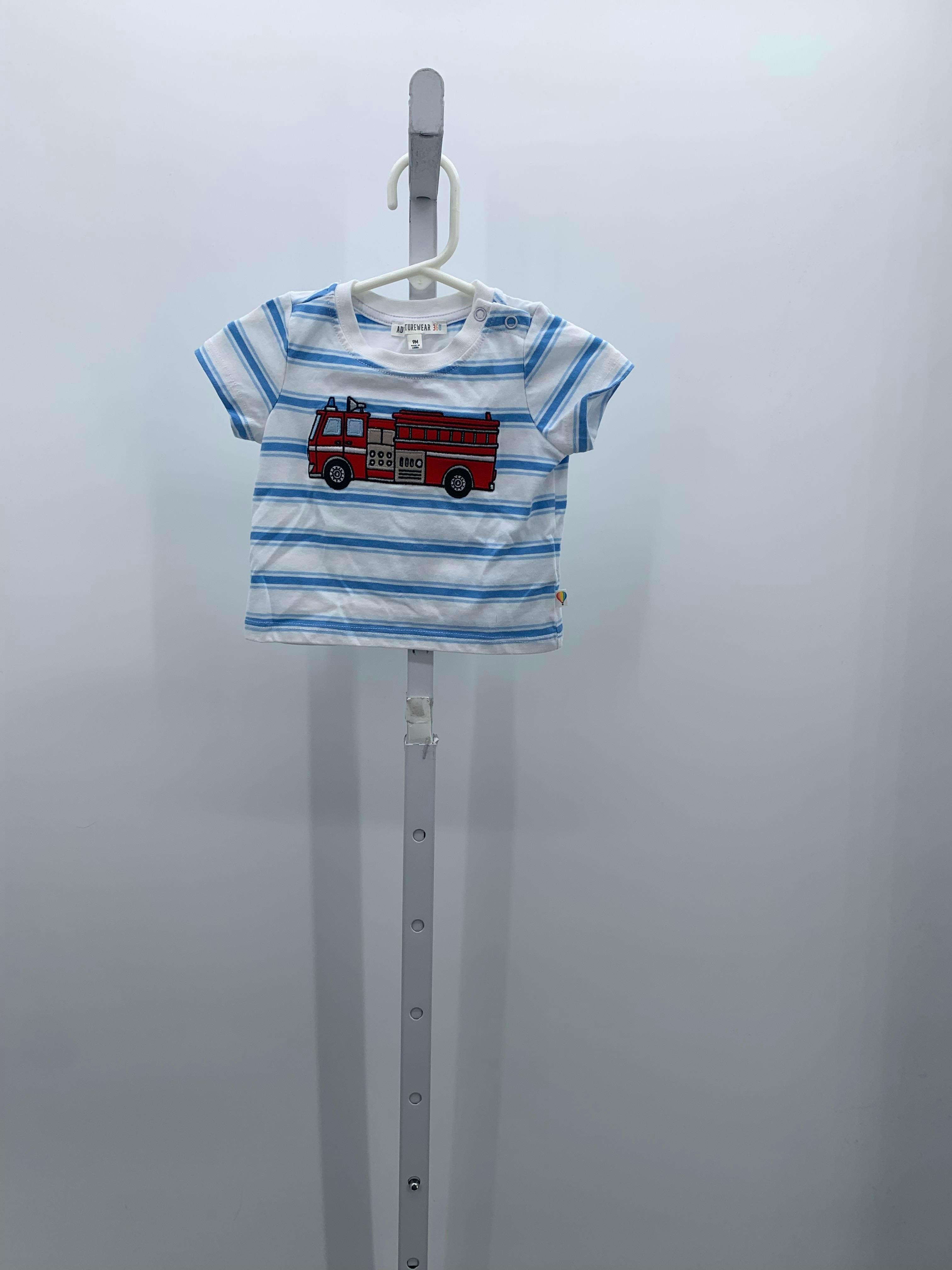 BLUE STRIPES FIRE TRUCK.