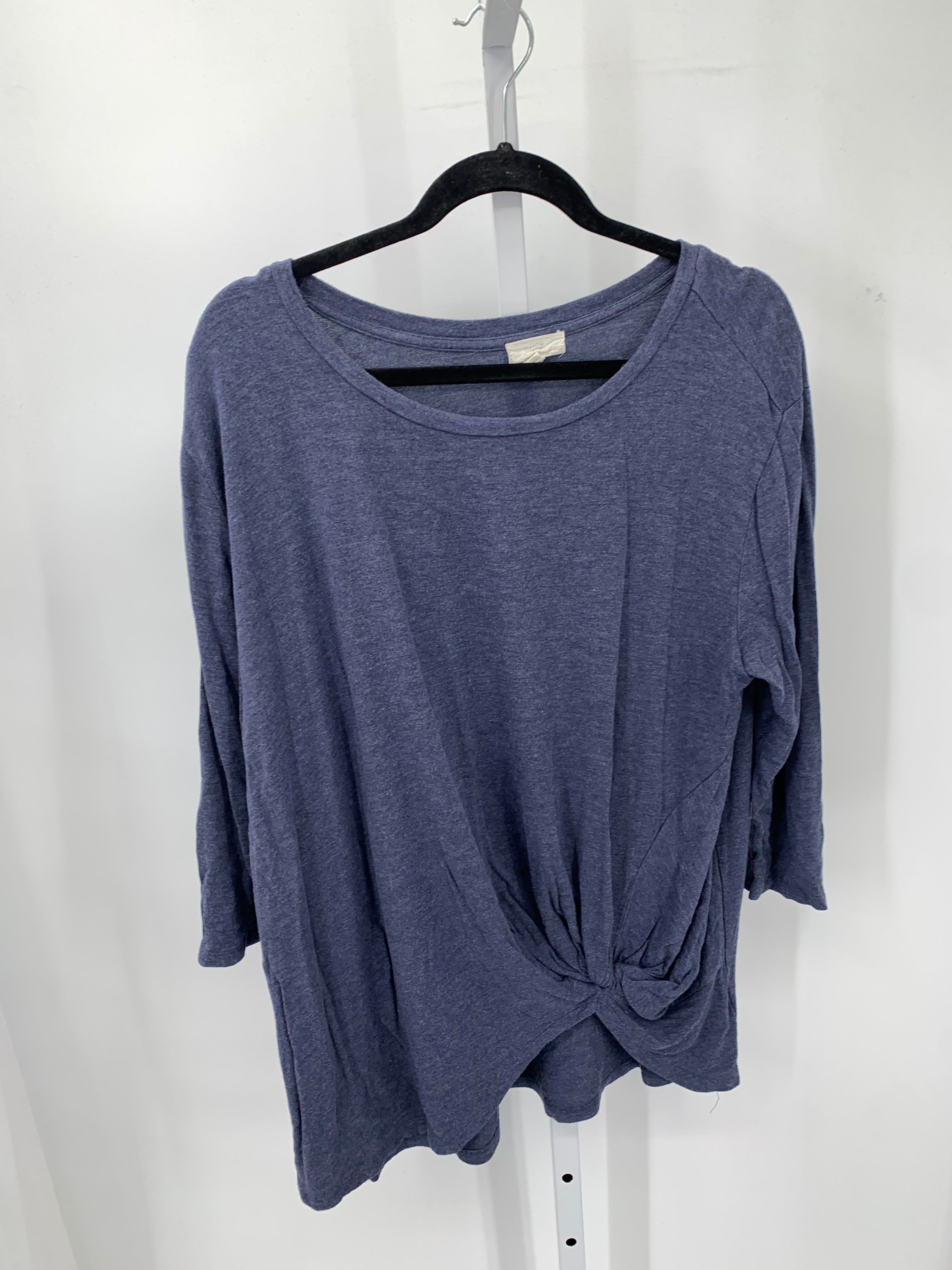 Cupio Size Extra Large Misses 3/4 Sleeve Shirt