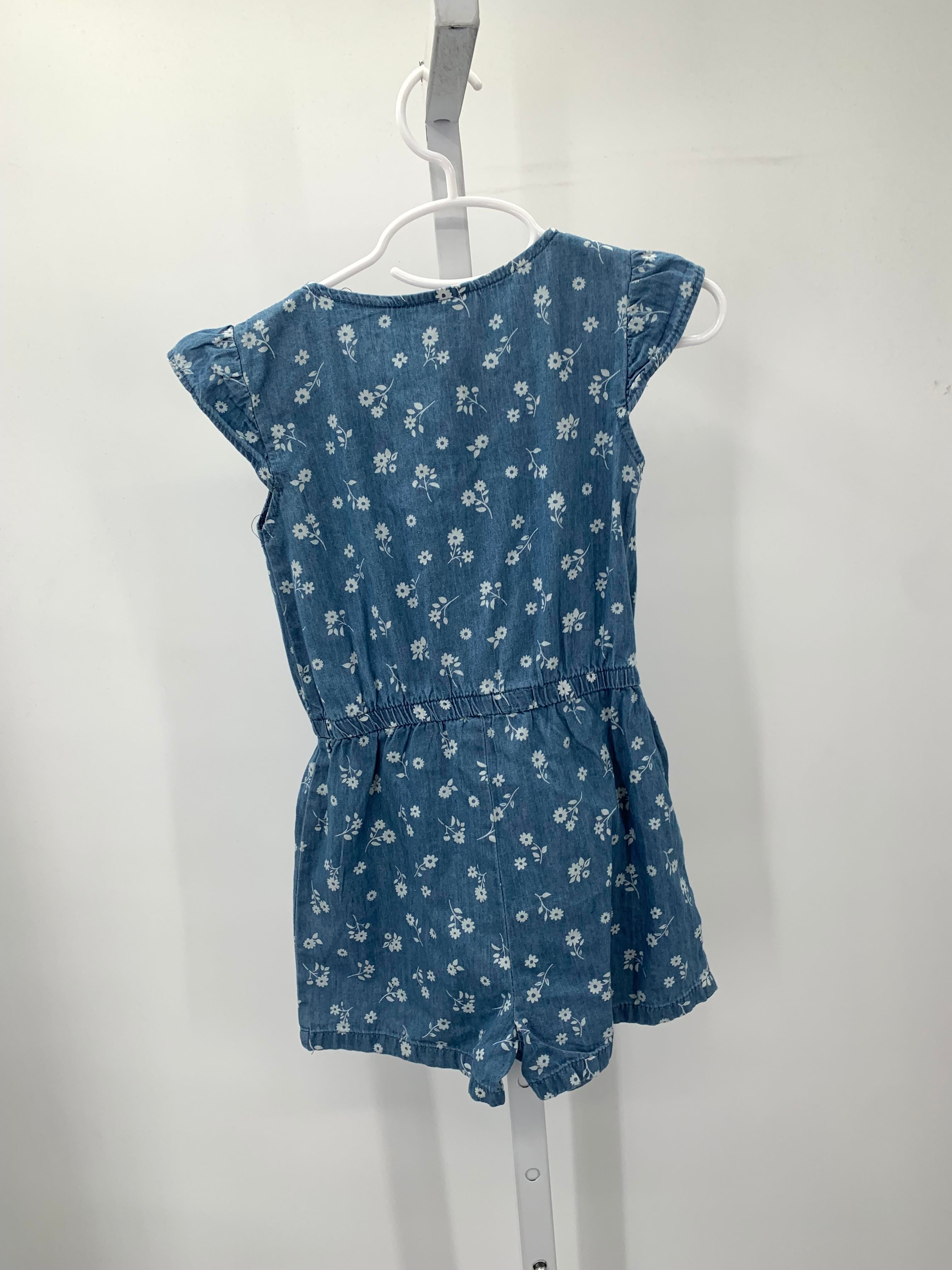 Little Lass Size 4 Girls Short Slv. Romper