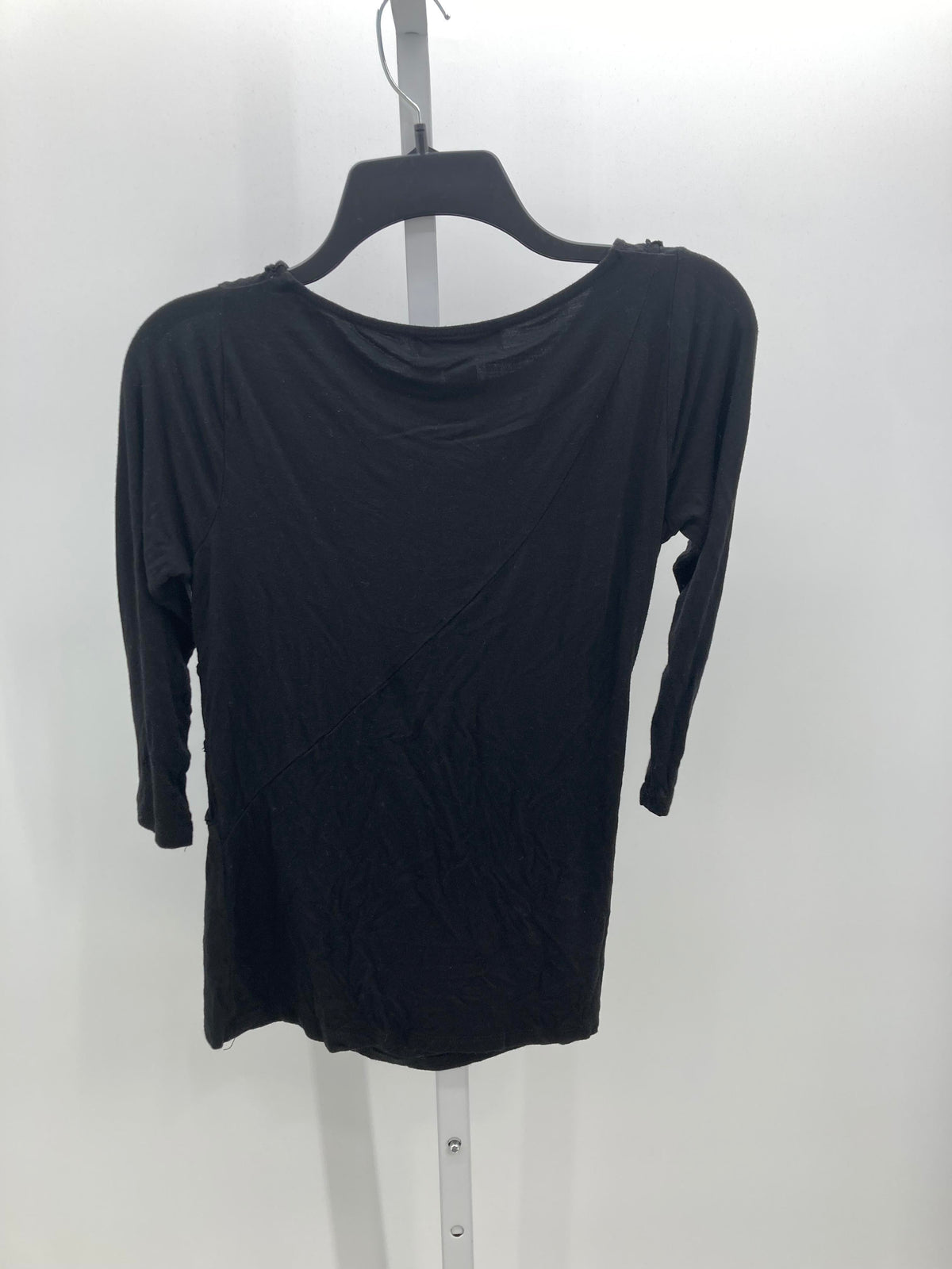 August Silk Size X Small Petite Petite 3/4 Sleeve Shirt