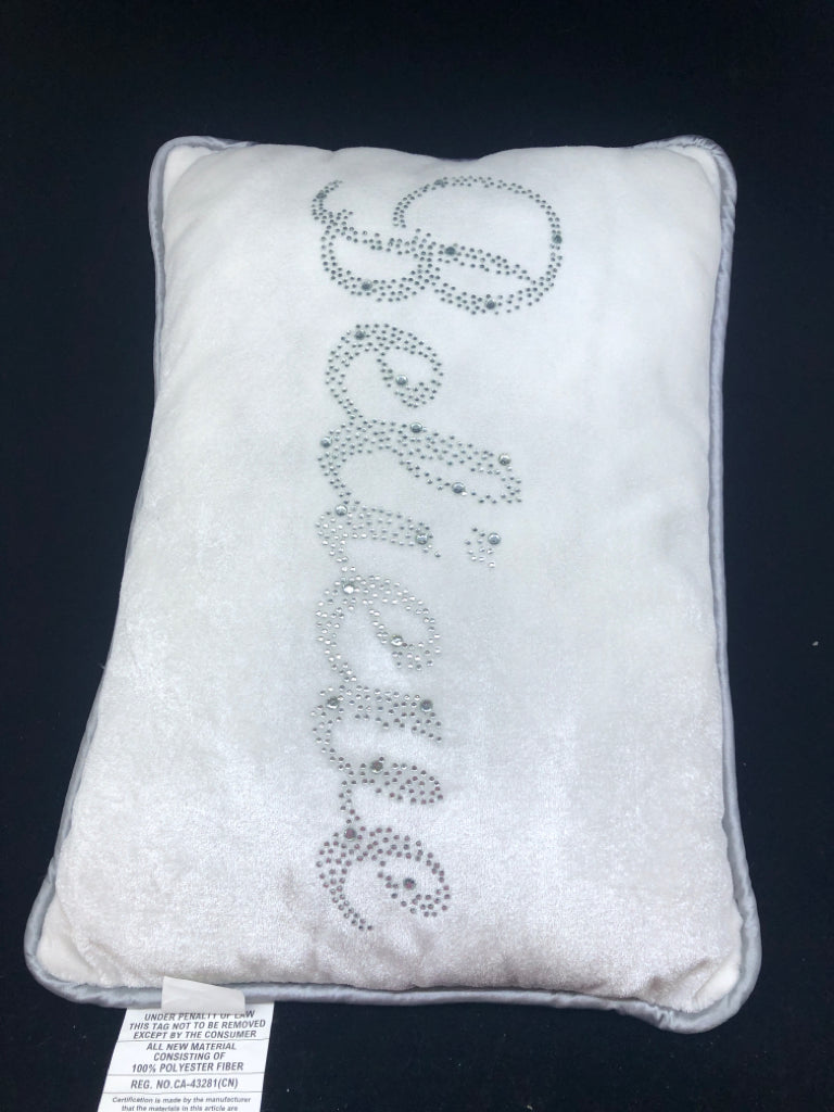 BELIEVE JEWEL PILLOW.